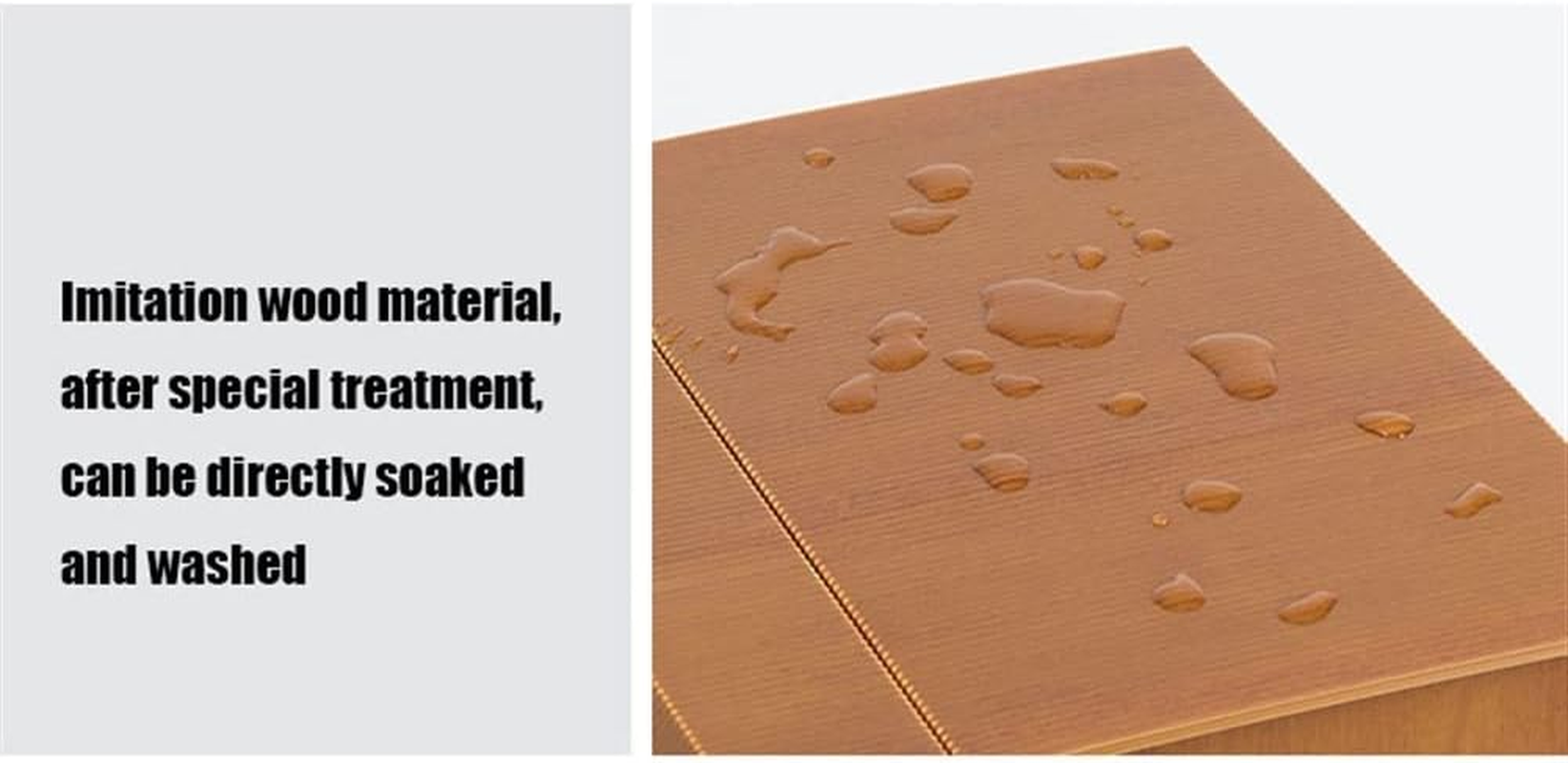 Imitation Wood Cat House with Scratching Board Removable Kitten Cube Apartment Imitation Wood Cat Furniture Bed image number 3