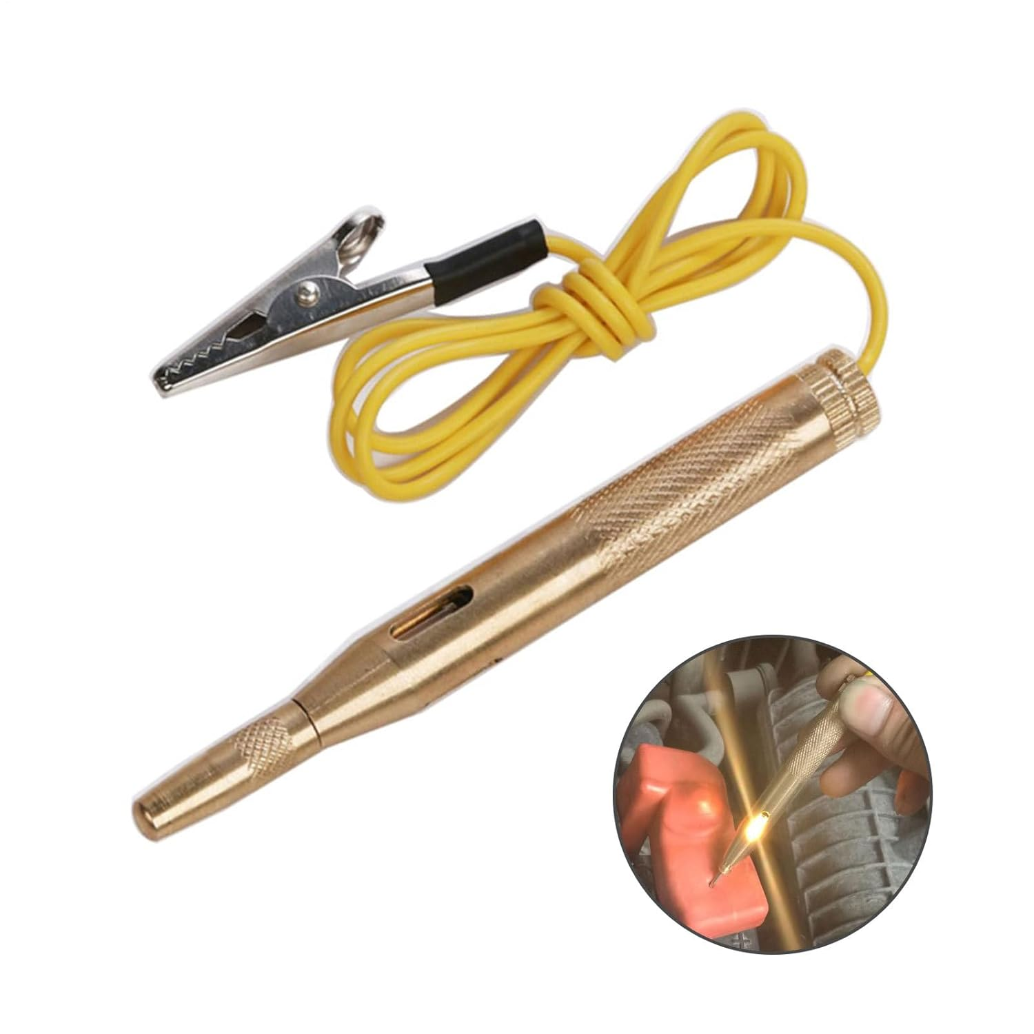 Circuit Tester for Mechanics - Circuit Tester for Cars | Automotive Electrical Tester for Car Truck Trailer, Voltage Test Light Tool for Fuse, Wire, Battery, Repair, Car Circuit Tester image number 6