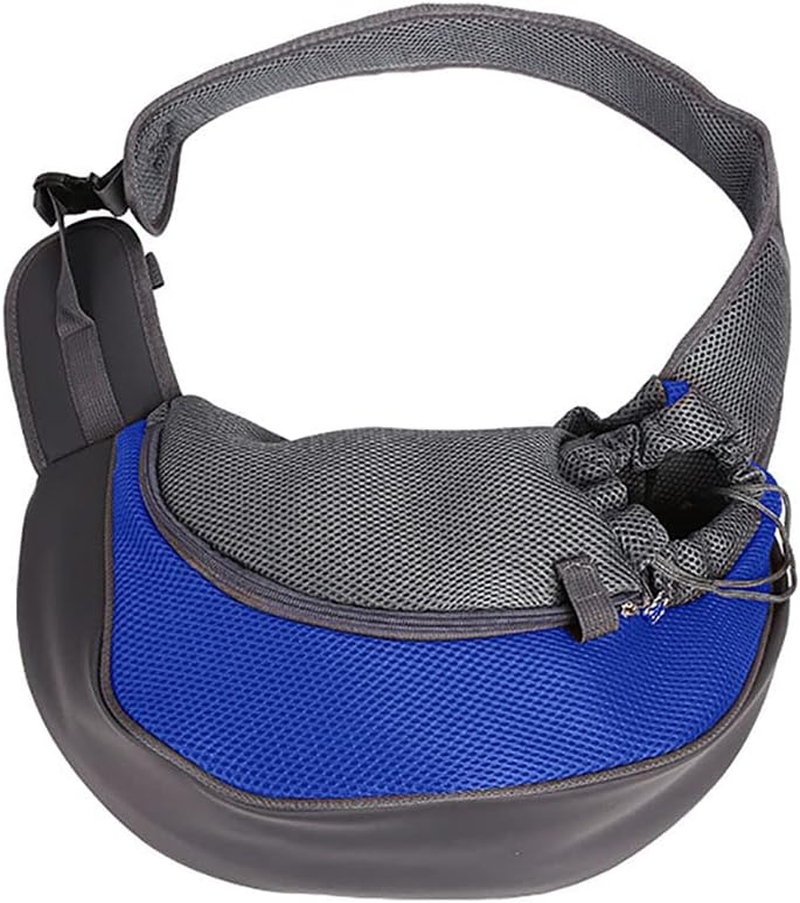 Pet Dog Sling Carrier, Breathable Mesh Portable Travel Safe Pet Sling Shoulder Bag Carrier with Adjustable Non-Slip Shoulder Strap for Small Dogs Cats Puppy image number 3