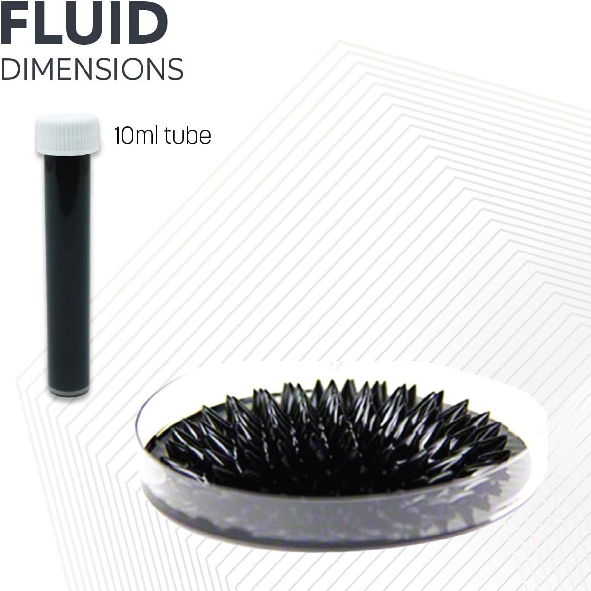 First4Magnets&trade; EFH1 Ferrofluid 20Ml with 90Mm Petri Dish & Pipette for Science, Education, Experiments, Students, and Teachers image number 2