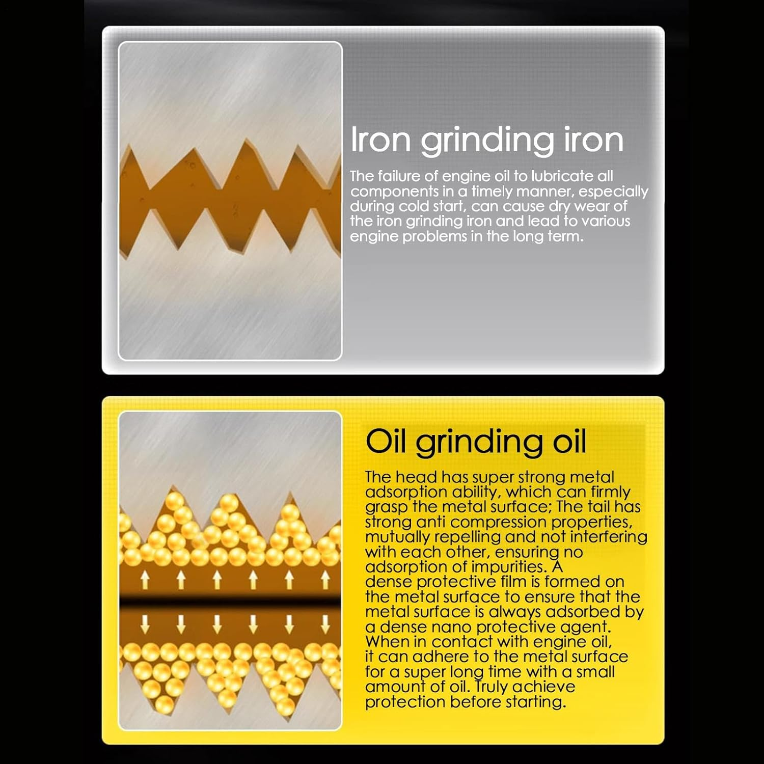 Anti-Friction Engine - 100Ml Oil Additive with Anti-Wear Protection | Ceramic Metal Conditioner Turbo Stabilizer | Engine Restore Fluid | Noise Reduction for Car Performance image number 3