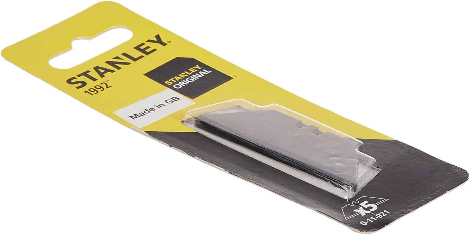 Stanley Heavy Duty Knife Blade 5-Pieces image number 2