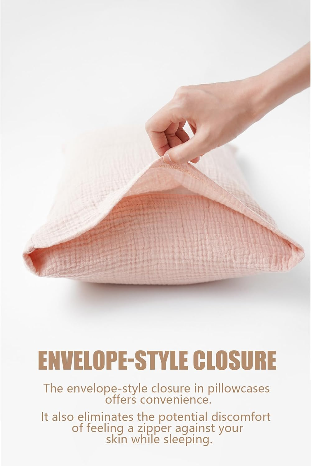 Muslin Toddler Pillowcase for 13X18 Pillow, 2 Pack Soft & Breathable Cotton Toddler Pillow Case, 100% Cotton Travel Pillow Covers for Children（Tree,Fog Green） image number 4