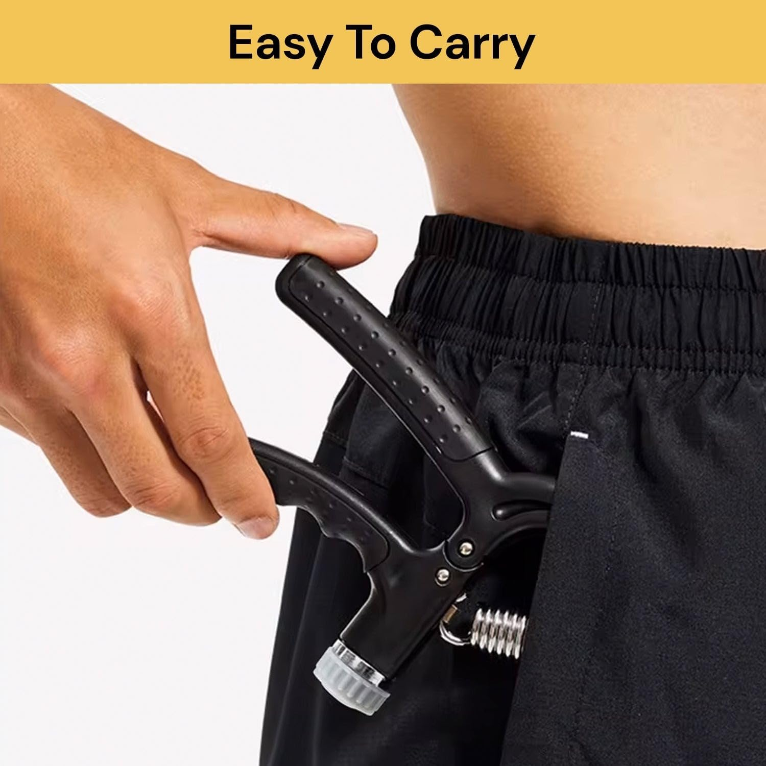 Spendeal Grip Strength Trainer, Hand Grip Strengthener, Adjustable Resistance 22-132Lbs (10-60Kg), Forearm Strengthener, Perfect for Musicians Athletes - Black (2 Pack) image number 3