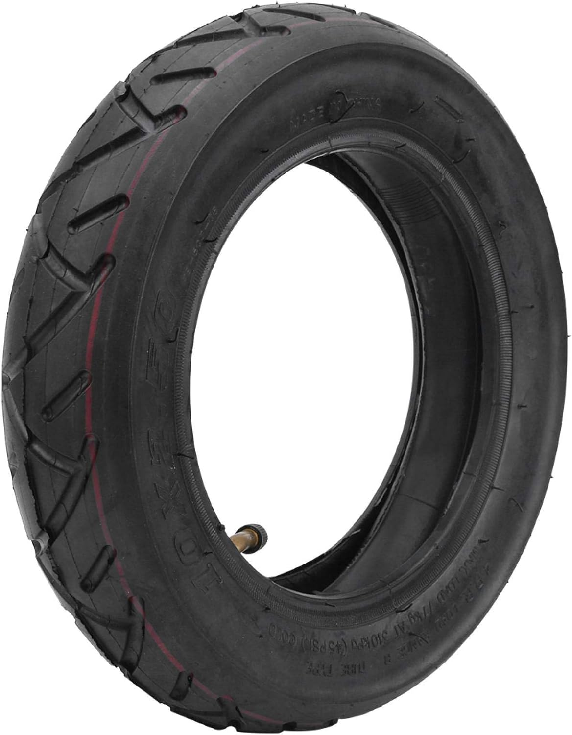 Keenso Electric Scooter Replacement Tyres, 10 X 2.5 Inch Outer Tyres and Inner Tyres Set, Non-Slip, Year Round, 10 Inch Electric Scooter Tire image number 4