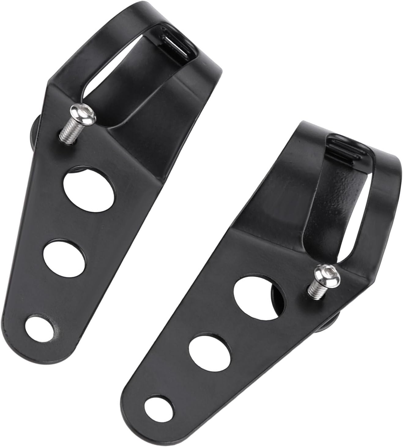 Lighthouse Assembly Bracket to Grab Cafe Racer, Easy Installation, 33-43 Mm Size of the Fork Tube (Black) - Electroplated image number 3