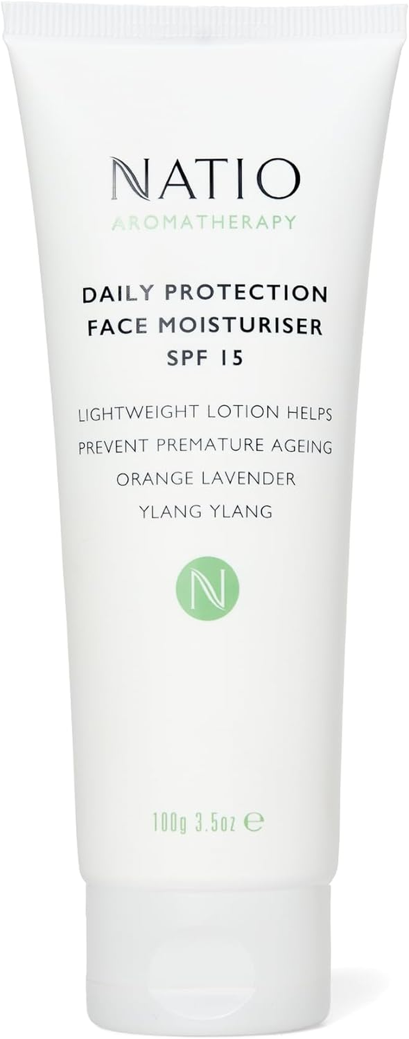 Natio Australia Daily Protection Face Moisturiser SPF 15 100G - Lightweight Daytime Moisturiser with Sunscreen - Hydrating & Fragrance Free - Made in Australia image number 1