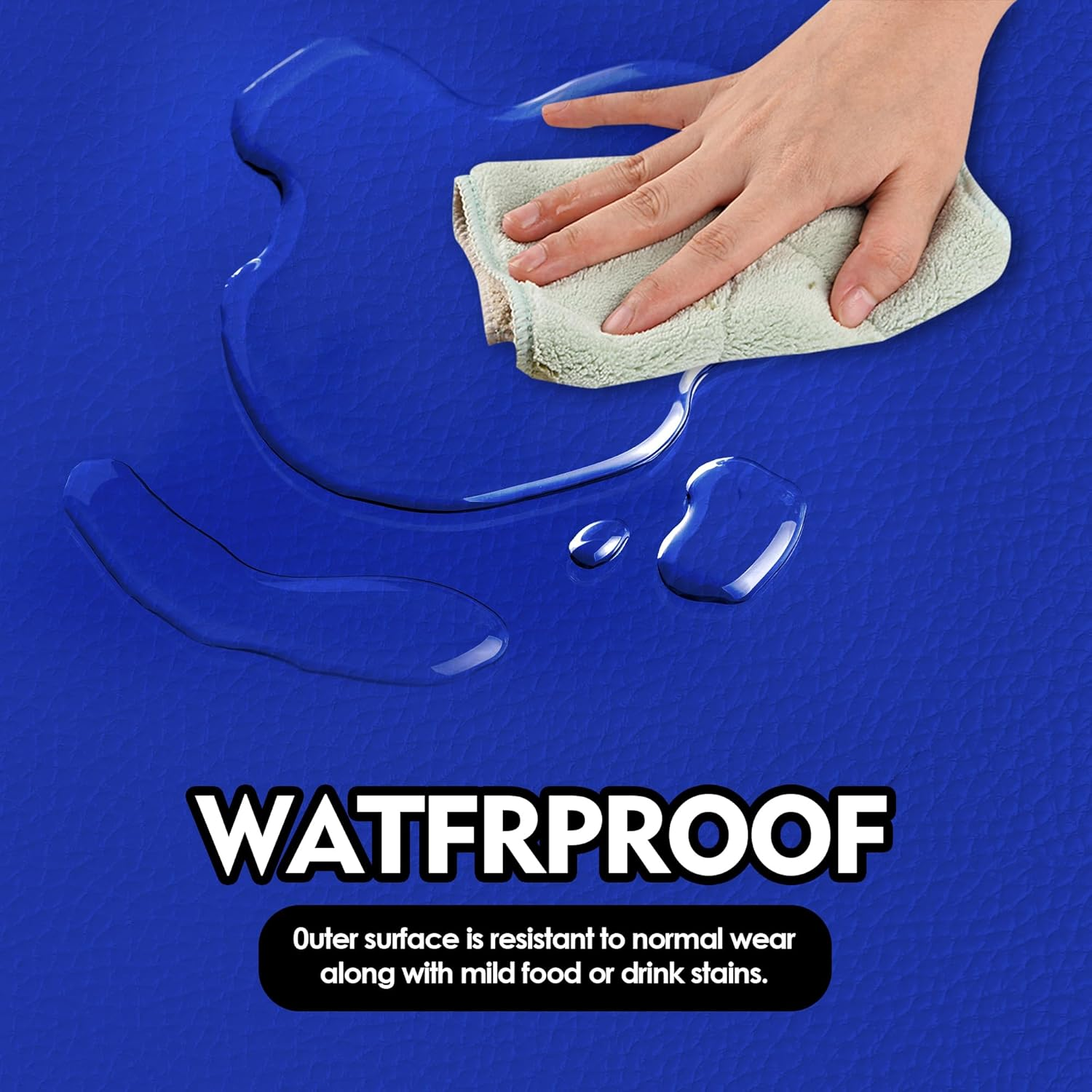 K-Musculo Pool Table Cover, Heavy Duty Leatherette Billiard Table Cover, Waterproof and Tearproof, 6.5/7/ 7.5/8/ 8.5/9 Foot Fitted image number 3