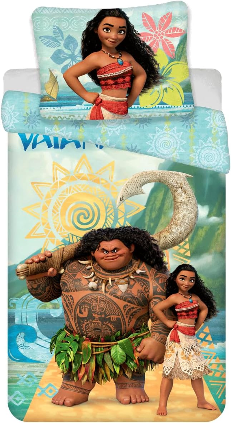 Disney Moana Moana Bed Linen Frozen Pillow Duvet for 135/140 X 200 Cm