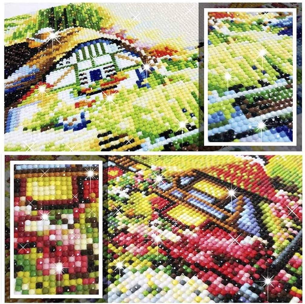 Eiito Diamond Painting Accessories Storage Boxes,5D Diamond Embroidery Beads Art Kits Case Container,(64Grids) (White)