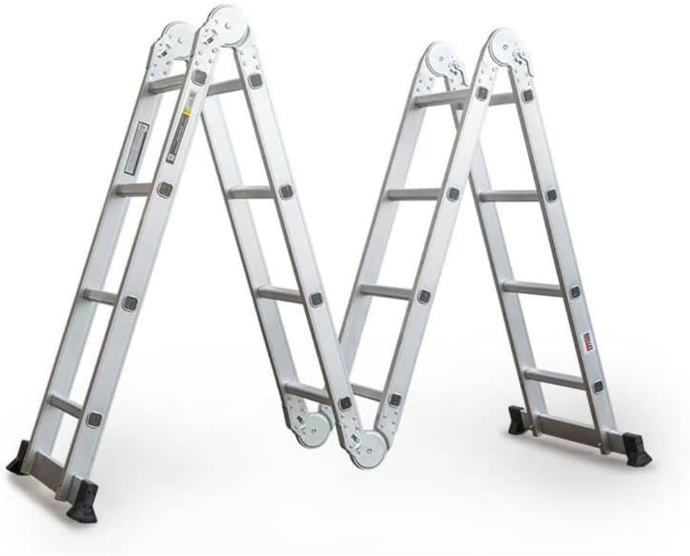 4.7M Adjustable Configuration Folding Aluminium Multipurpose Ladder image number 6