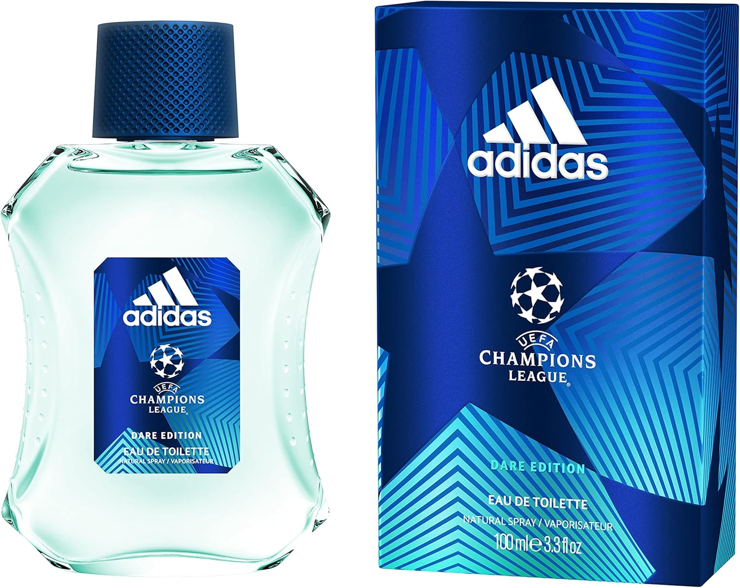 Adidas UEFA Champions League Dare Edition Eau De Toilette Spray for Men 100 Ml image number 5