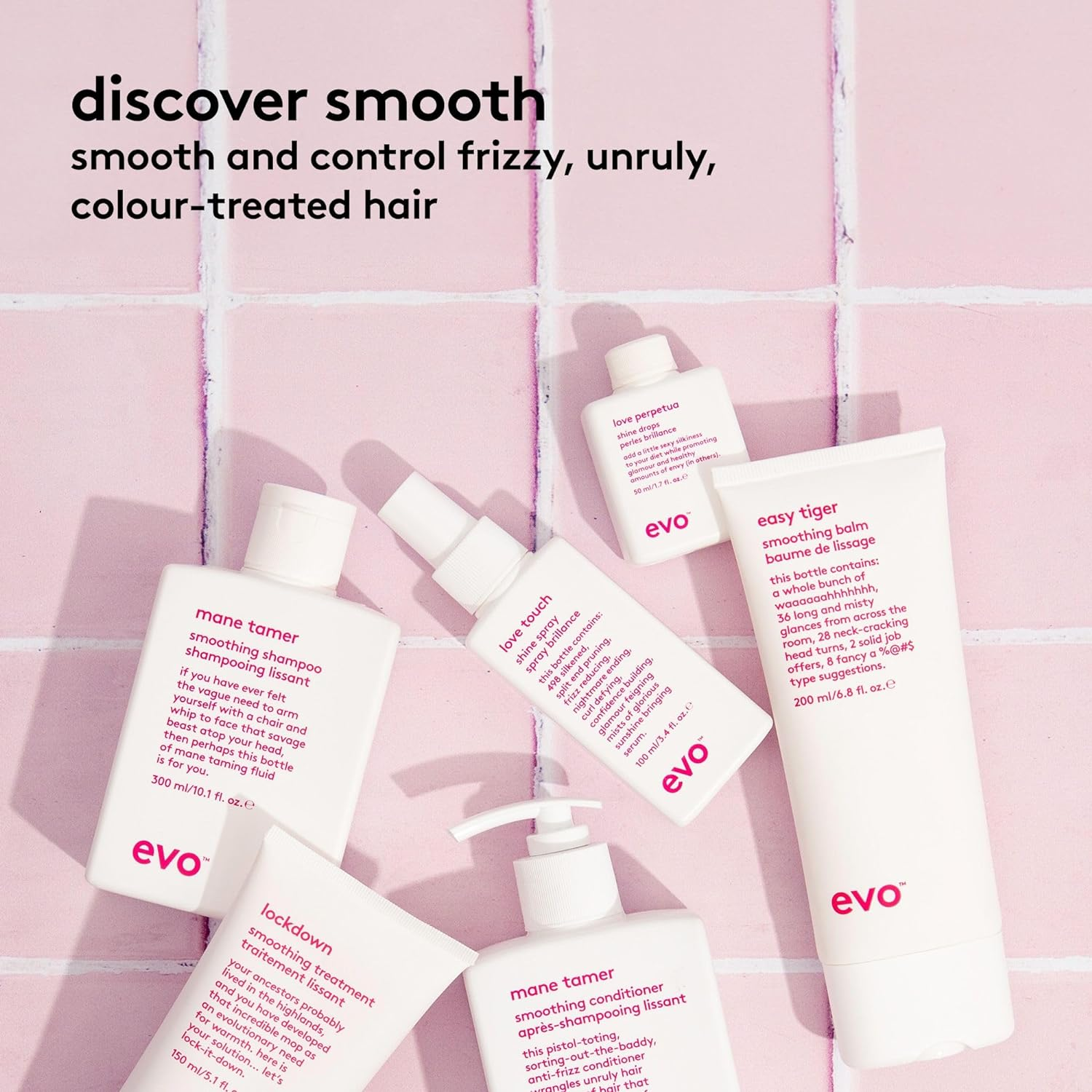 Evo Easy Tiger Smoothing Balm - Hold Styling Balm for All Hair Types - Provides Hair Smoothing & Reduces Frizz - 200Ml / 6.8Fl.Oz image number 1