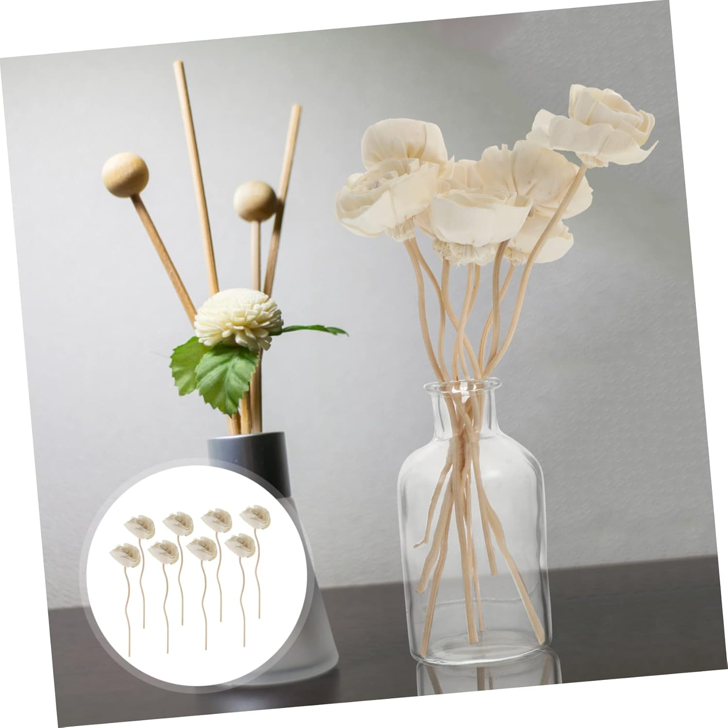 16Pcs Aromatherapy Rattan Vines Sticks Diffuser Rattans for Home Fragrance Decoration Essential Oil Diffuser Accessories image number 6
