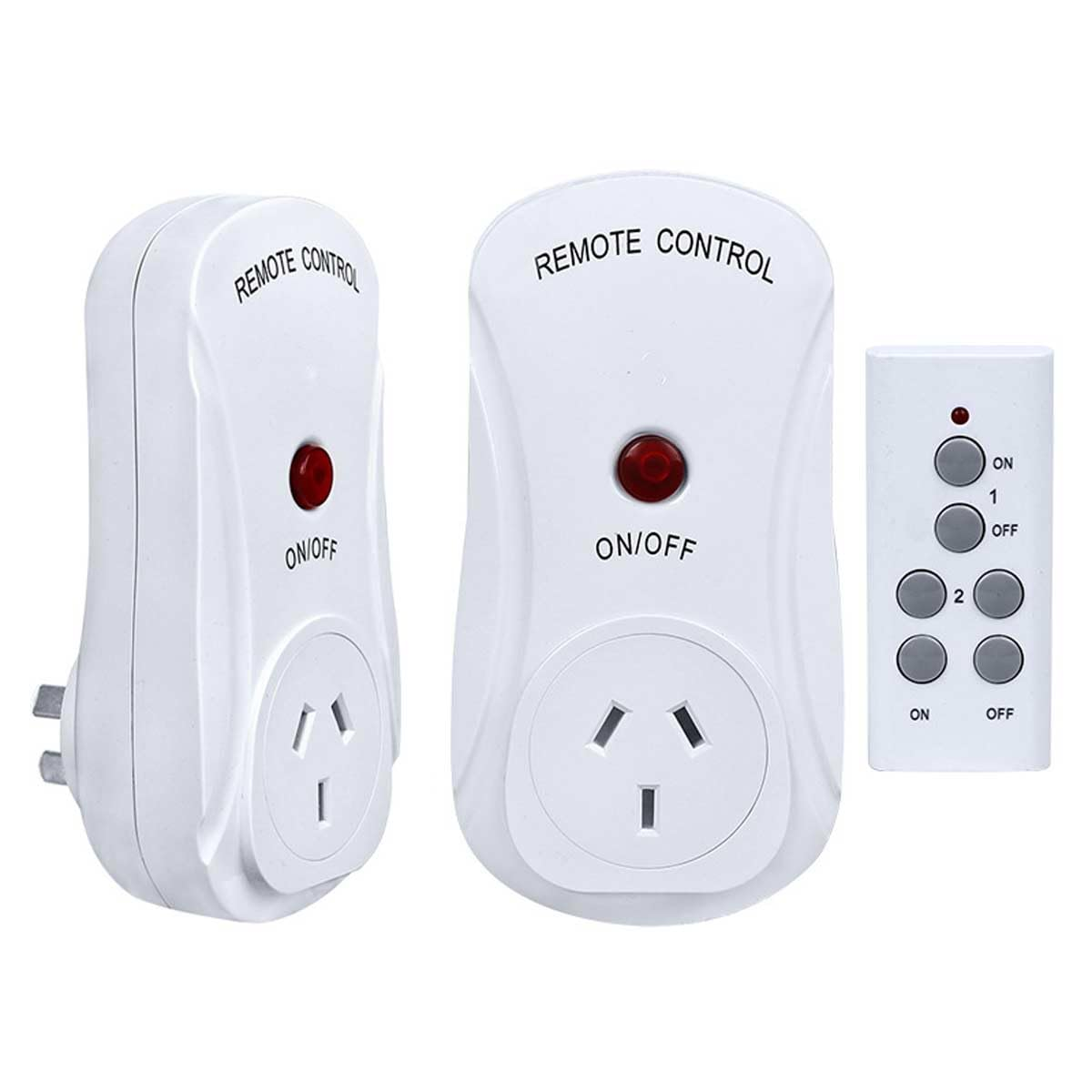 Wireless Remote Control Electrical Outlet Switch for Lights, Fans, Christmas Lights, Small Appliance, Long Range White (Learning Code, 2Rx-1Tx) 3000W/16A image number 6