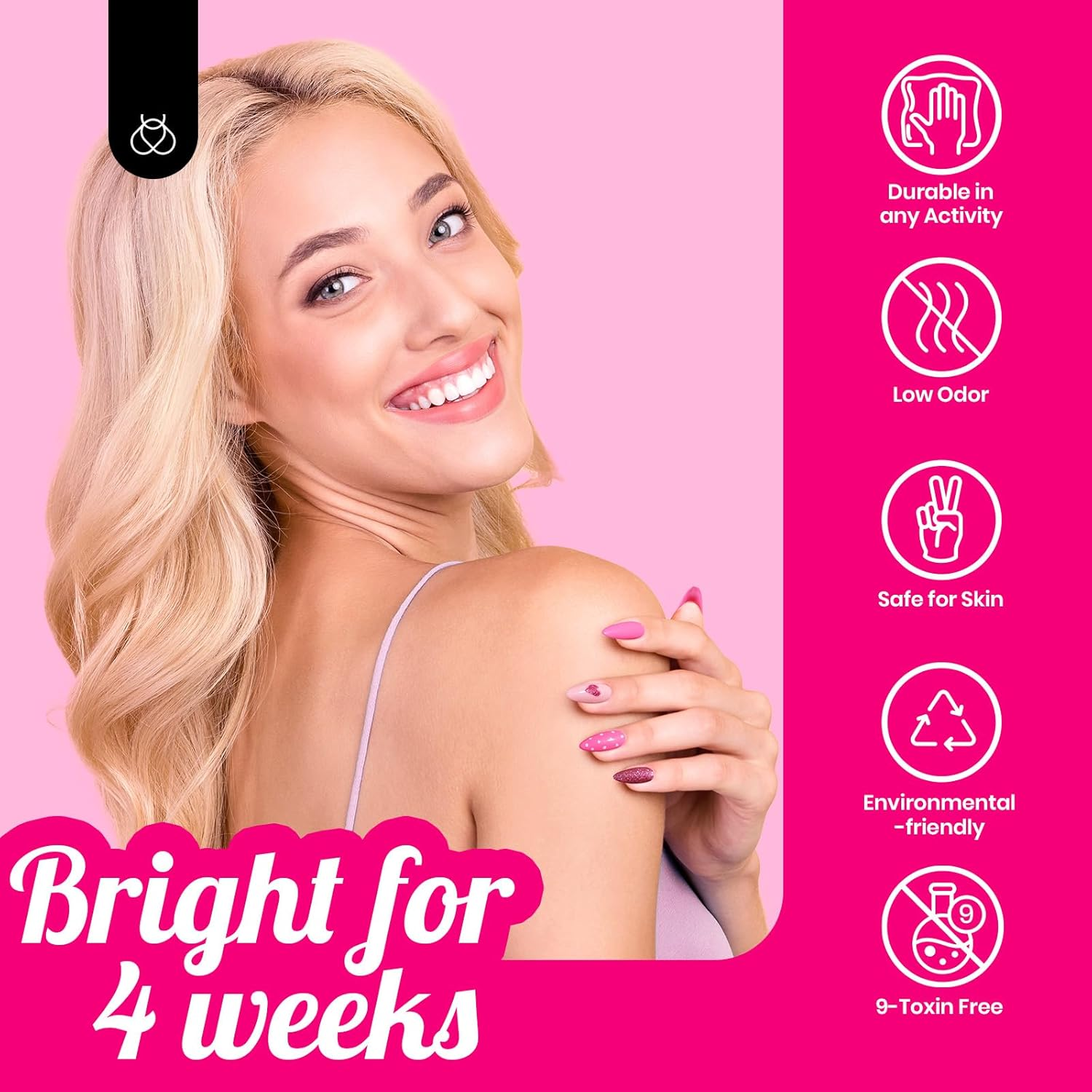 Beetles Gel Nail Polish Set - 6 Colors Pink Rose Red Spring Summer Nail Gel Kit Sweetheart Candies Collection Pink Glitter Valentine'S Day Nails for Women Girlfriend Soak off U V LED Gel Manicure Kit image number 6