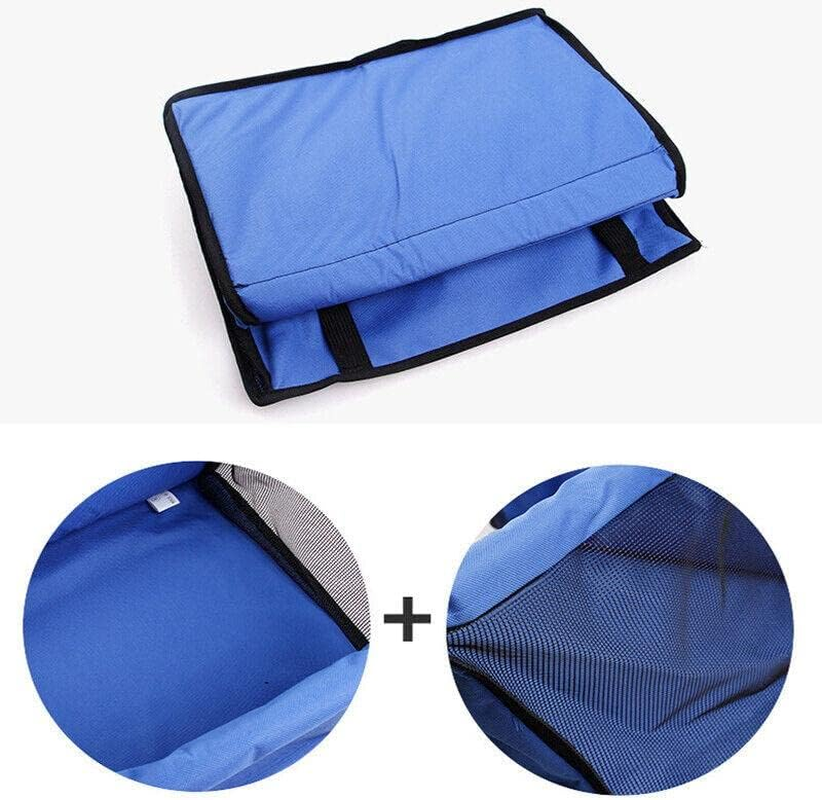 Pet Car Booster Seat Puppy Cat Dog Auto Carrier Travel Protector Safety Basket - 40X30X25Cm, Durable 600D Oxford Fabric, PVC Mesh Safety Basket for Pets, Ideal for Travel & Car Trips image number 2