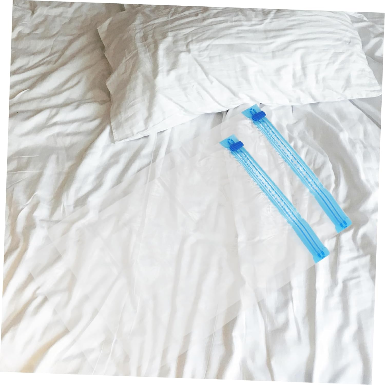 WATIIFUFU 5Pcs Travel Storage Bag Vacuum Sealing Compression Bags for Clothes Hand Roll image number 2