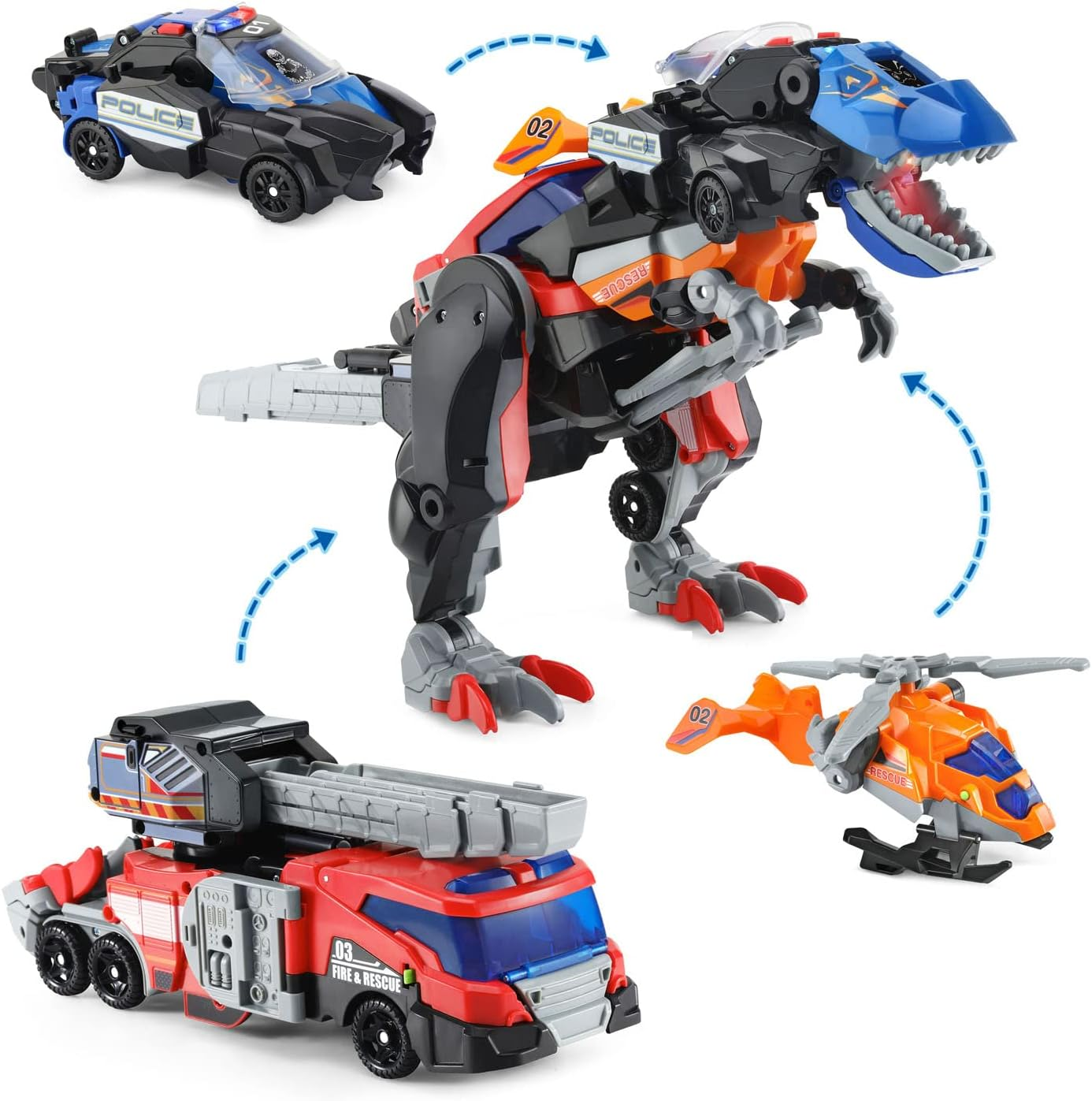 Vtech Switch and Go 3-In-1 Rescue Rex (Frustration Free Packaging) image number 5