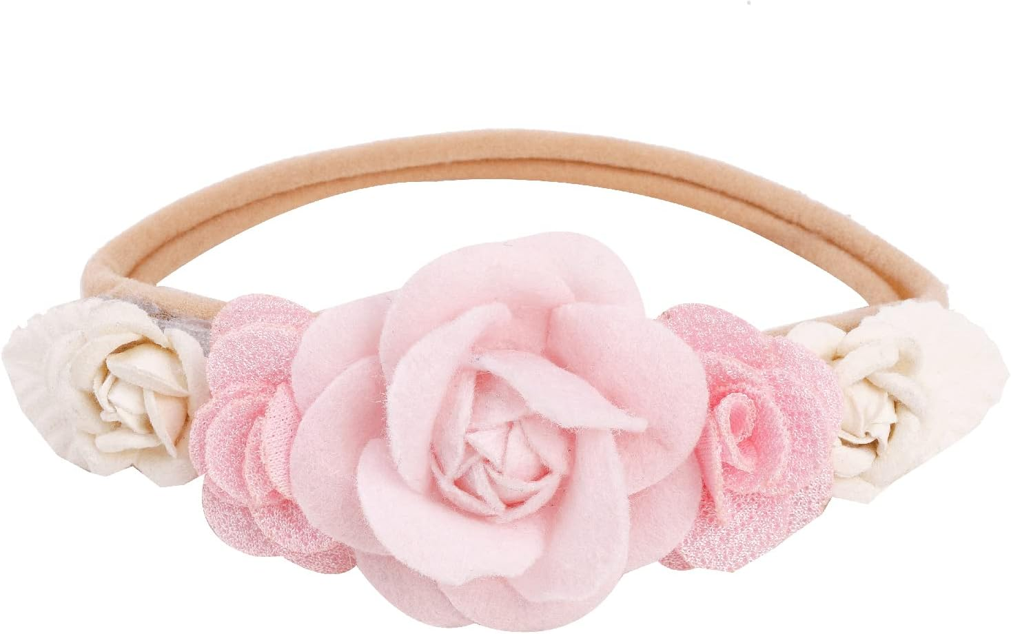 Baby Toddler Flower Headbands Bows, 10 Pack Super Stretchy Newborn Infant Girls Hair Bands by Mligril