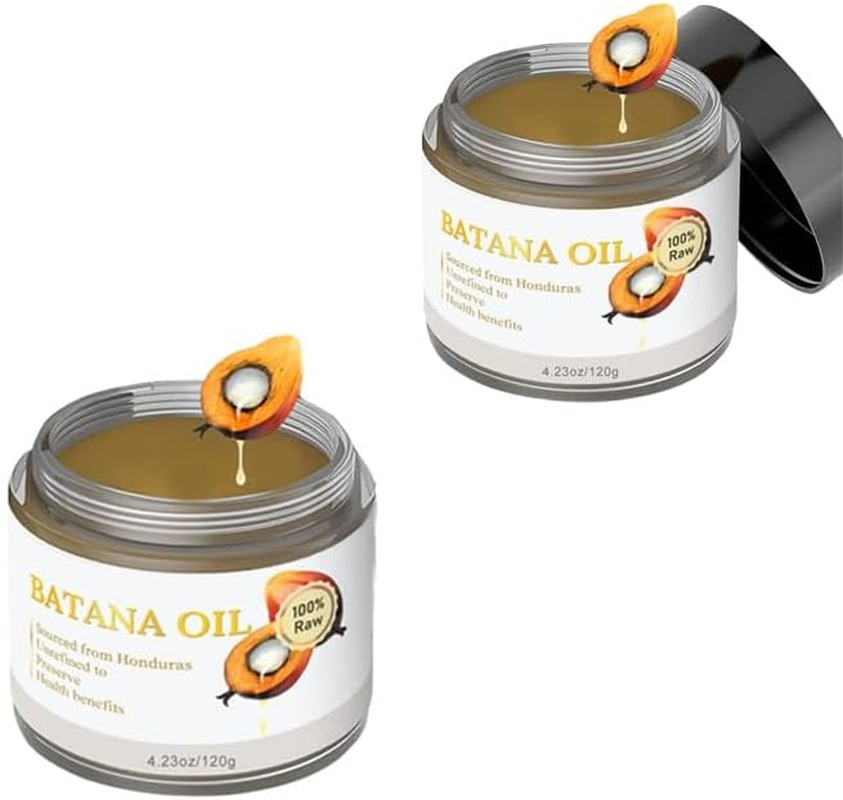 Raw Batana Oil for Hair Growth，Organic 100% Natural Batana Oil Promotes Hair Growthall for Men & Women（2Pcs） image number 3