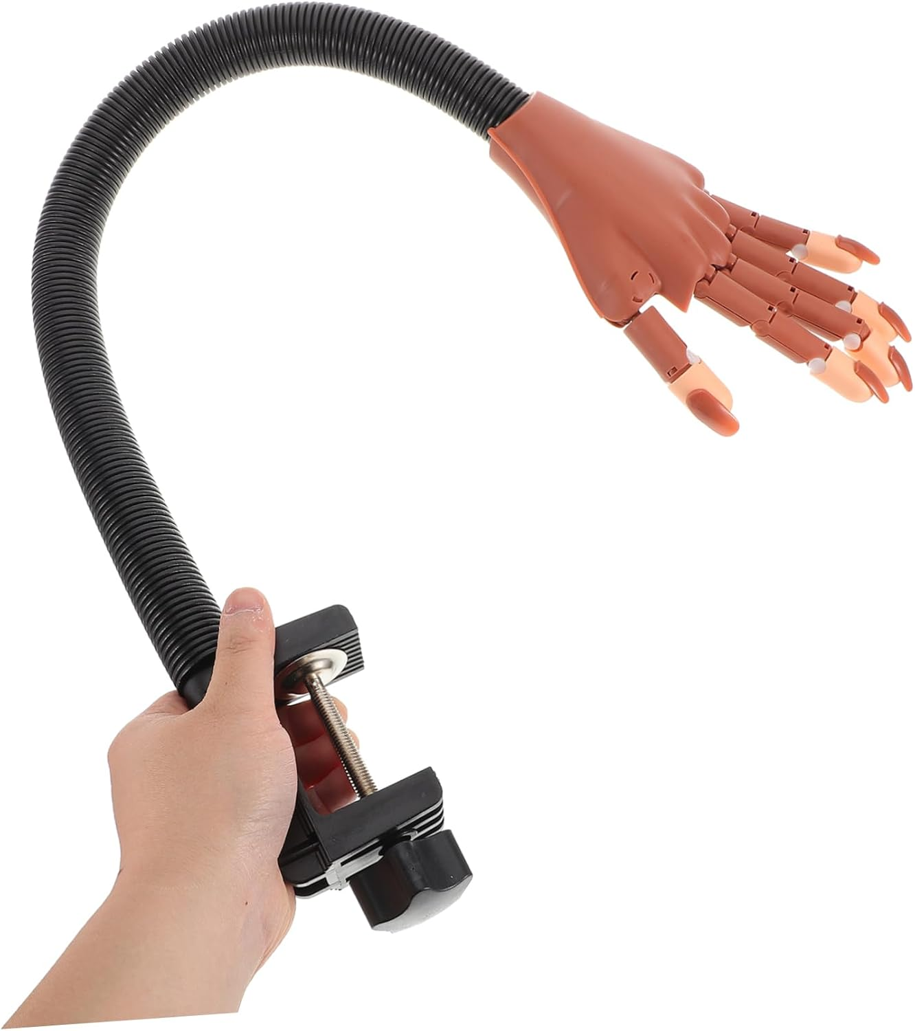 GOOHOCHY Flexible Nail Practice Hand with Movable Joints and Fingers Acrylic Nail Tips Included Durable Mannequin for Beginners and Training image number 5