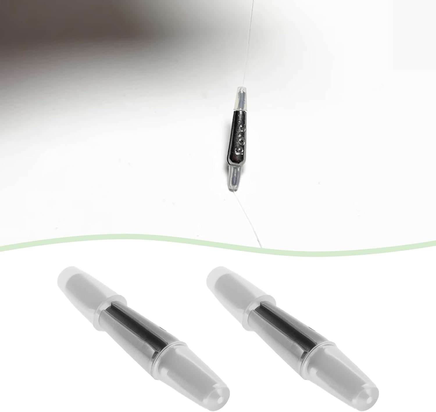 Be in Your Mind 8Pcs Locking Tungsten Sinkers 0.5G 1G 1.5G 2G Tungsten Steel Mixed Fishing Sinker Weights for Bass Pike Saltwater Freshwater image number 3