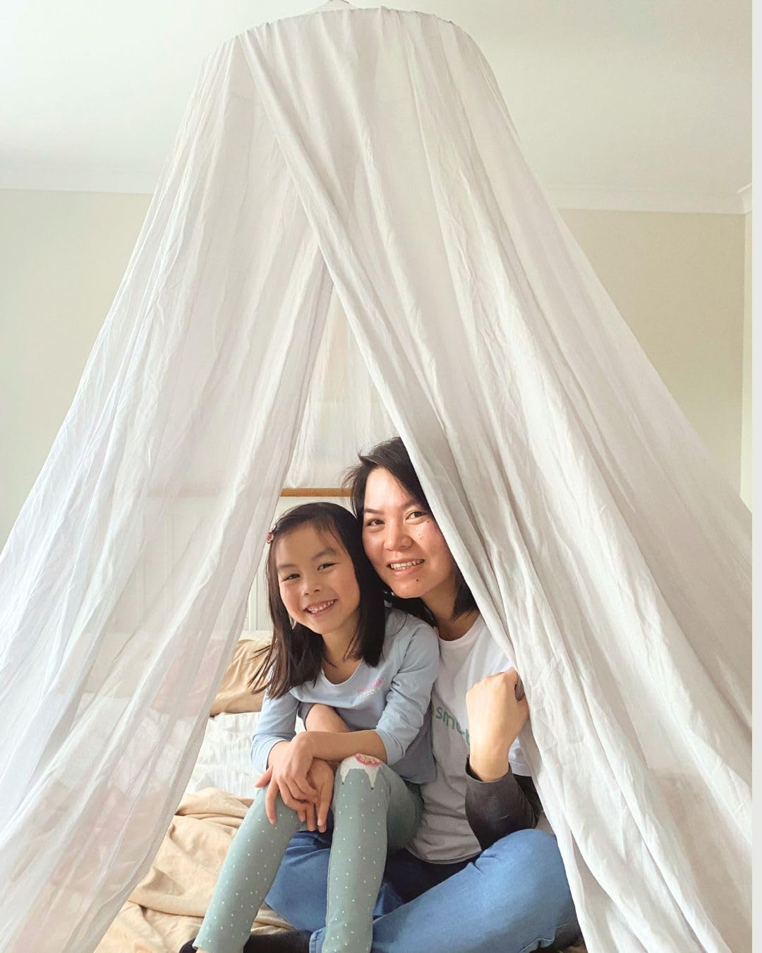 Radia Smart &reg; Radiation Shielding Bed Canopy - Circle EMF Protection, Block 5G, anti Radiation, Radiation Shielding Sleep image number 1