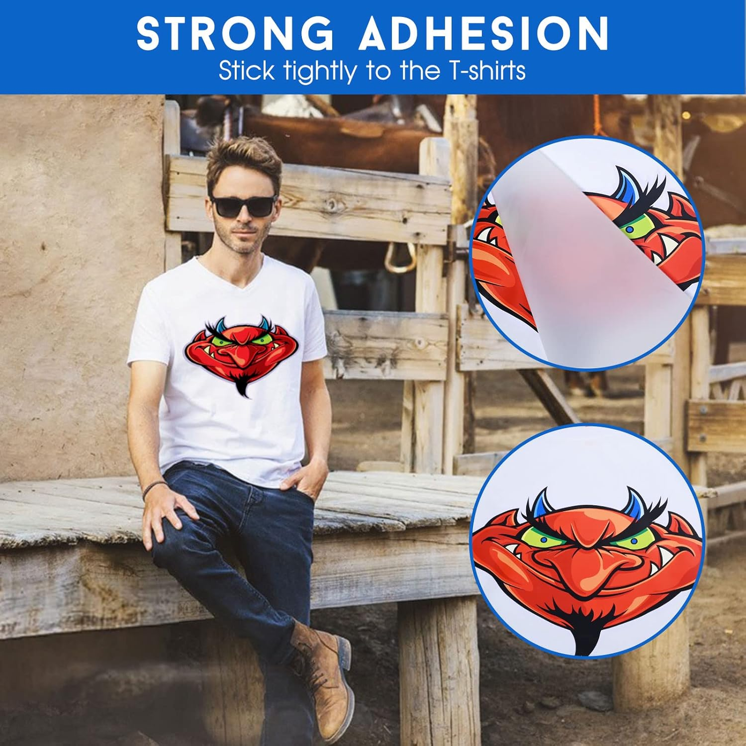 Yamation DTF Powder Adhesive White 35.2OZ/ 2.2Lb DTF Transfer Powder Hot Melt Adhesive Applies to All DTF Transfer Printers for Digital Prints on T-Shirts Textile DTF Supply with DTF PET Film and Ink image number 6