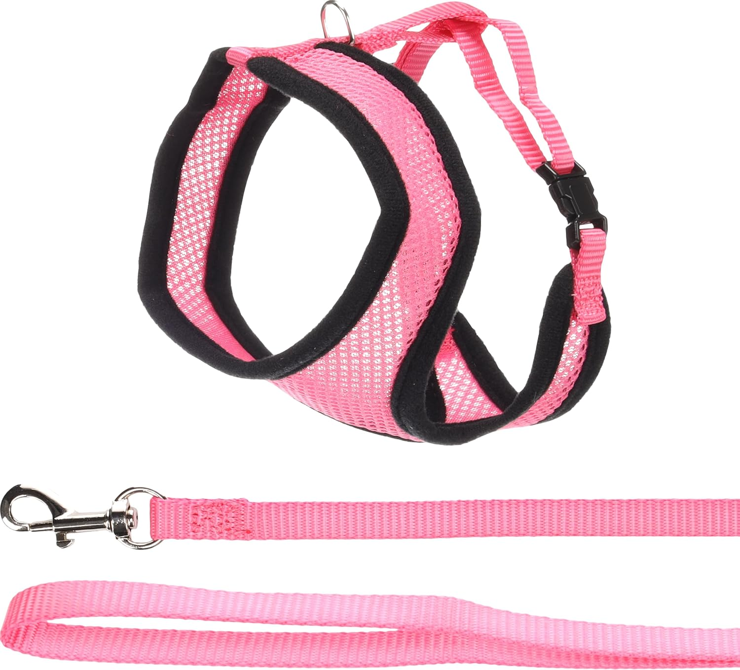 Flamingo Cat Harness with Leash Harms Yellow 37Cm 43-55Cm 120Cm 15Mm
