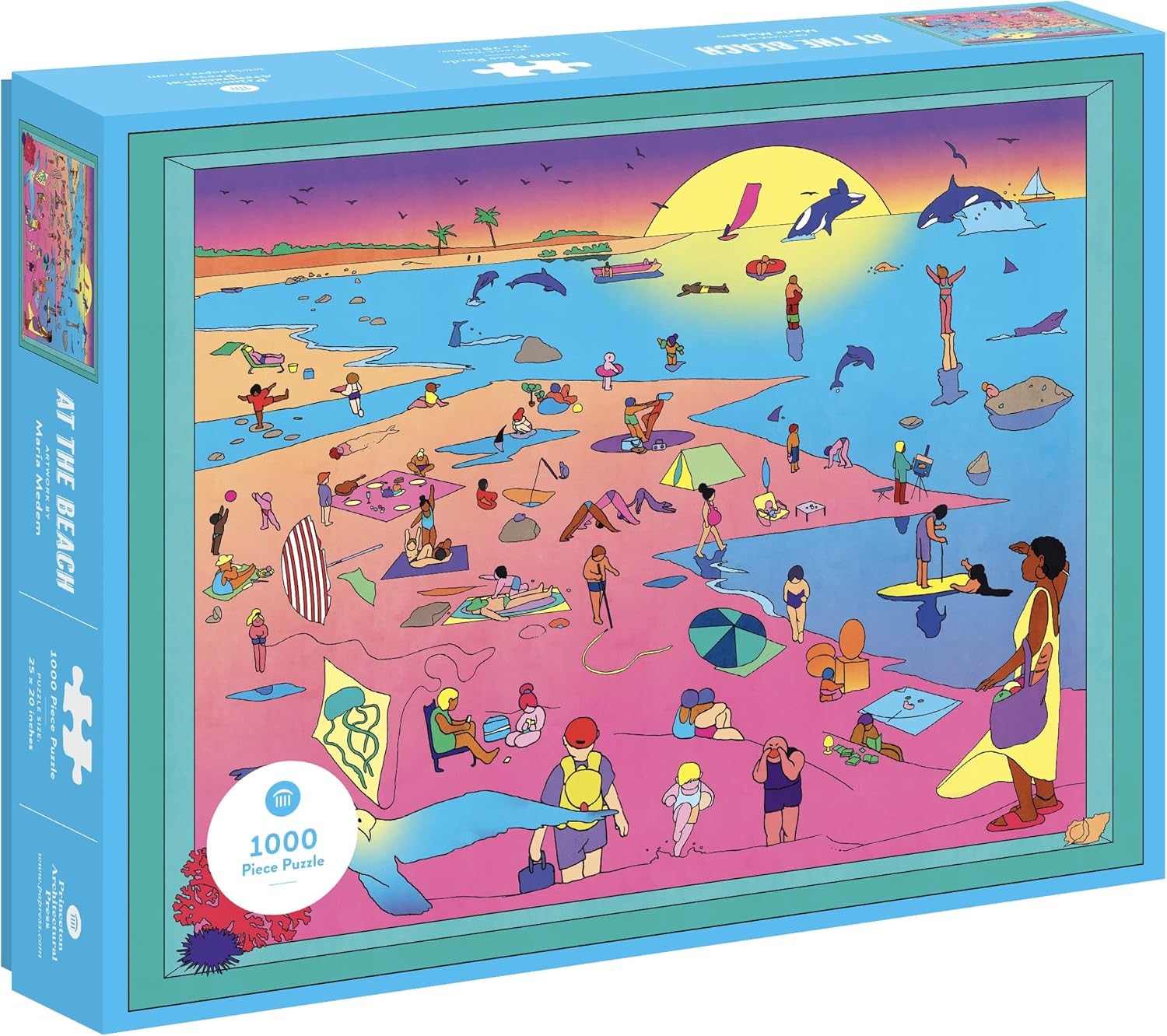 At the Beach: 1000 Piece Puzzle image number 1