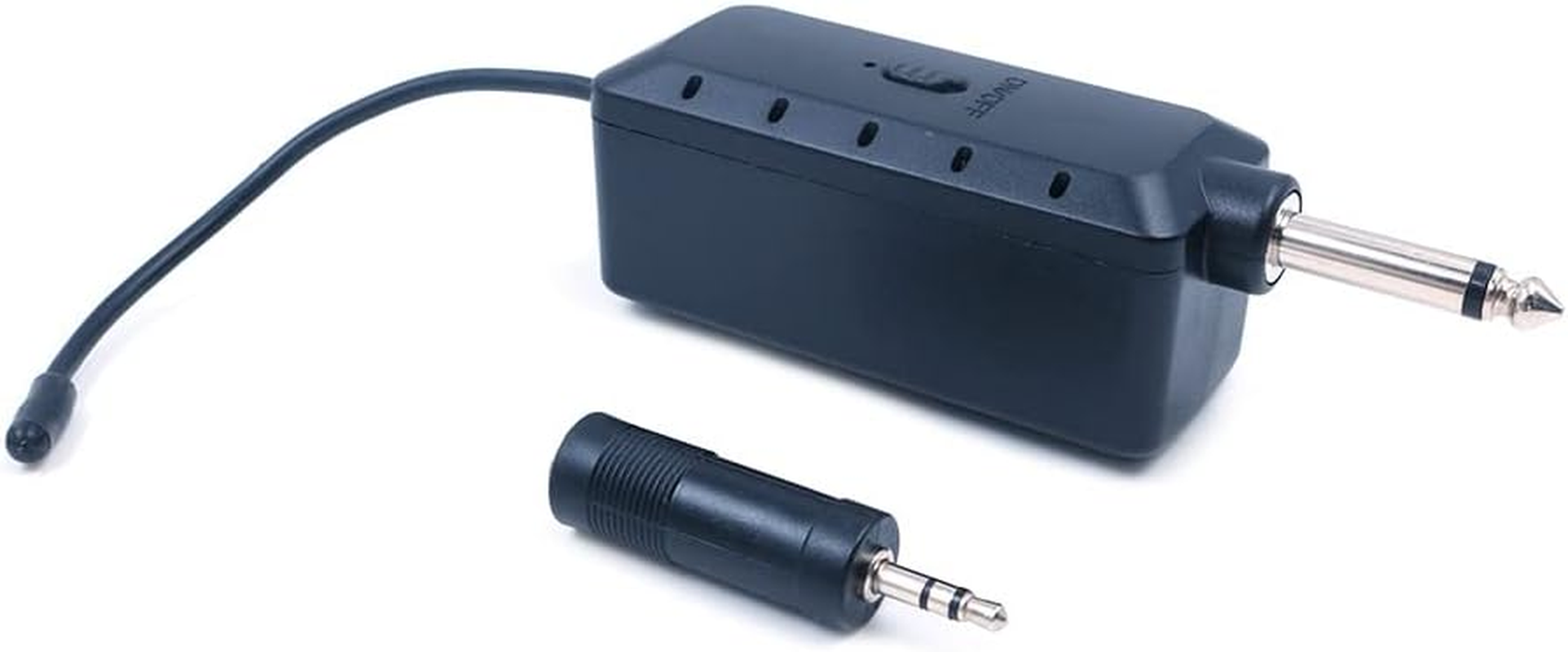 ZONADA Single Wireless Microphone, Rechargeable Mic System with Receiver and Anti-Slip Ring, 30-100 Meters Transmission Distance for Karaoke Singing, Public Speech, Wedding, Stage, Outdoor Activity image number 6