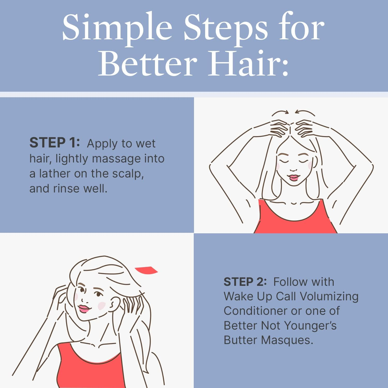 Better Not Younger Wake up Call Volumizing Shampoo 473Ml/16Oz image number 5