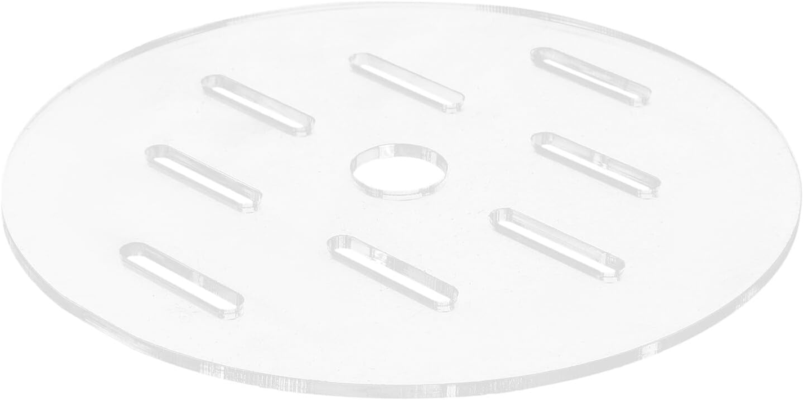 DINHEAROM Transparent Acrylic Fish Tank Lid Cover round Aquarium Escape Terrarium Cover with Easy Setup and Anti-Jumping Function for Secure Aquatic Pet Safety