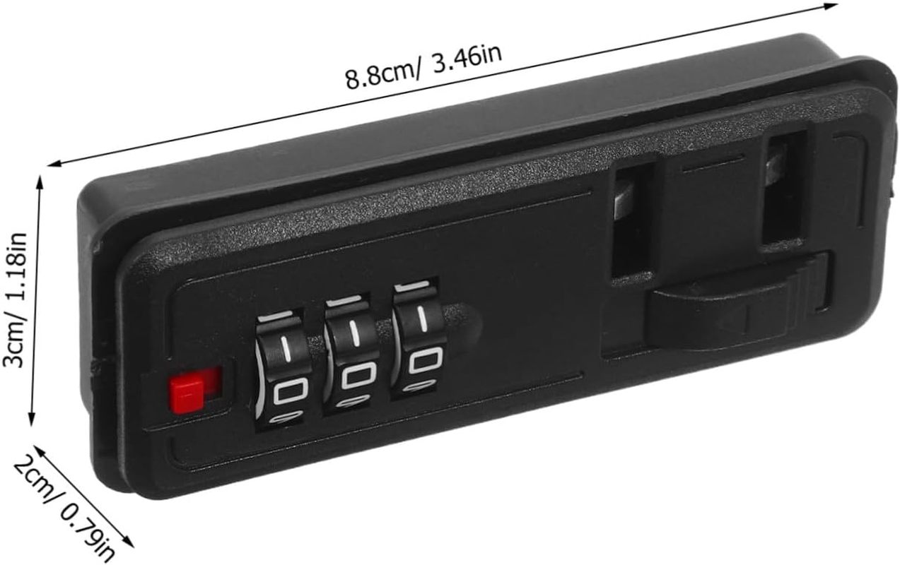 COMPUKAS Combination Luggage Lock for Travel Cases Lightweight Password Security Lock Compatible with Suitcases Backpacks Toolboxes Compact Reliable Protection for Multi-Use image number 5