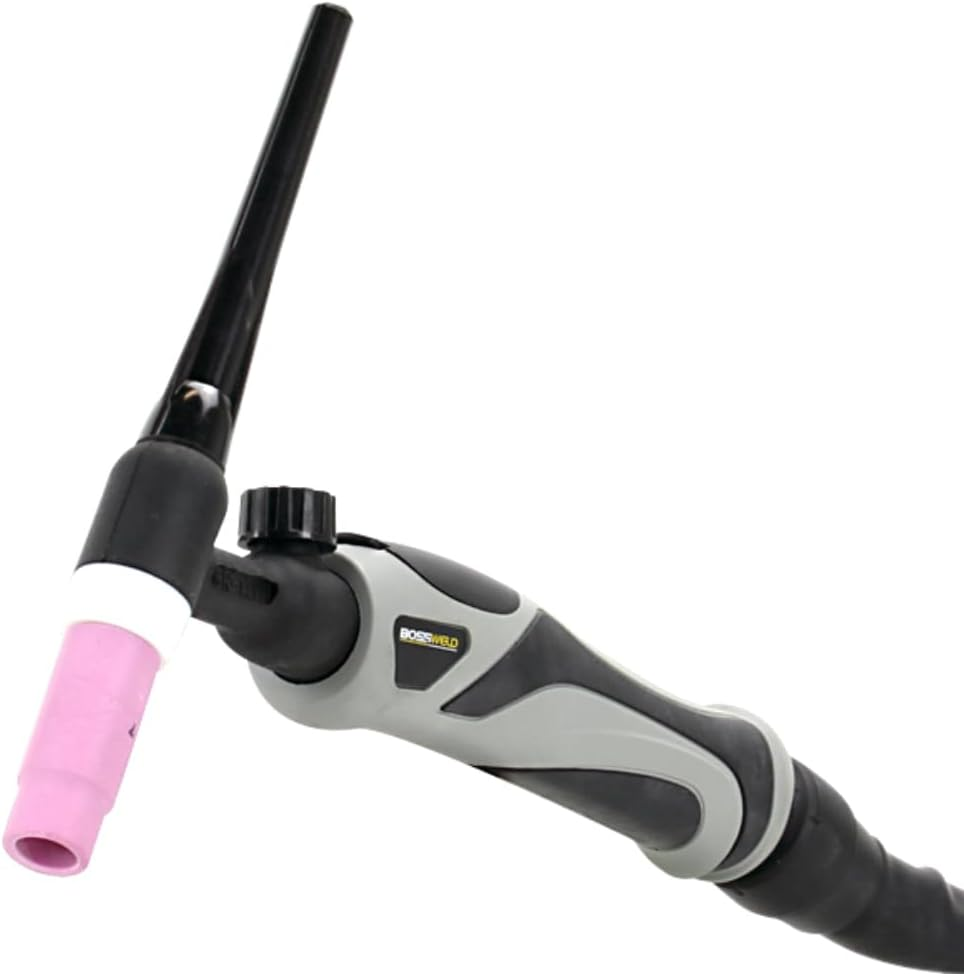 BOSSWELD 17 TIG Torch, Flex Valve MST185 MST188X Welder 4M 8M, 9 Pin Welding Gun (8M)