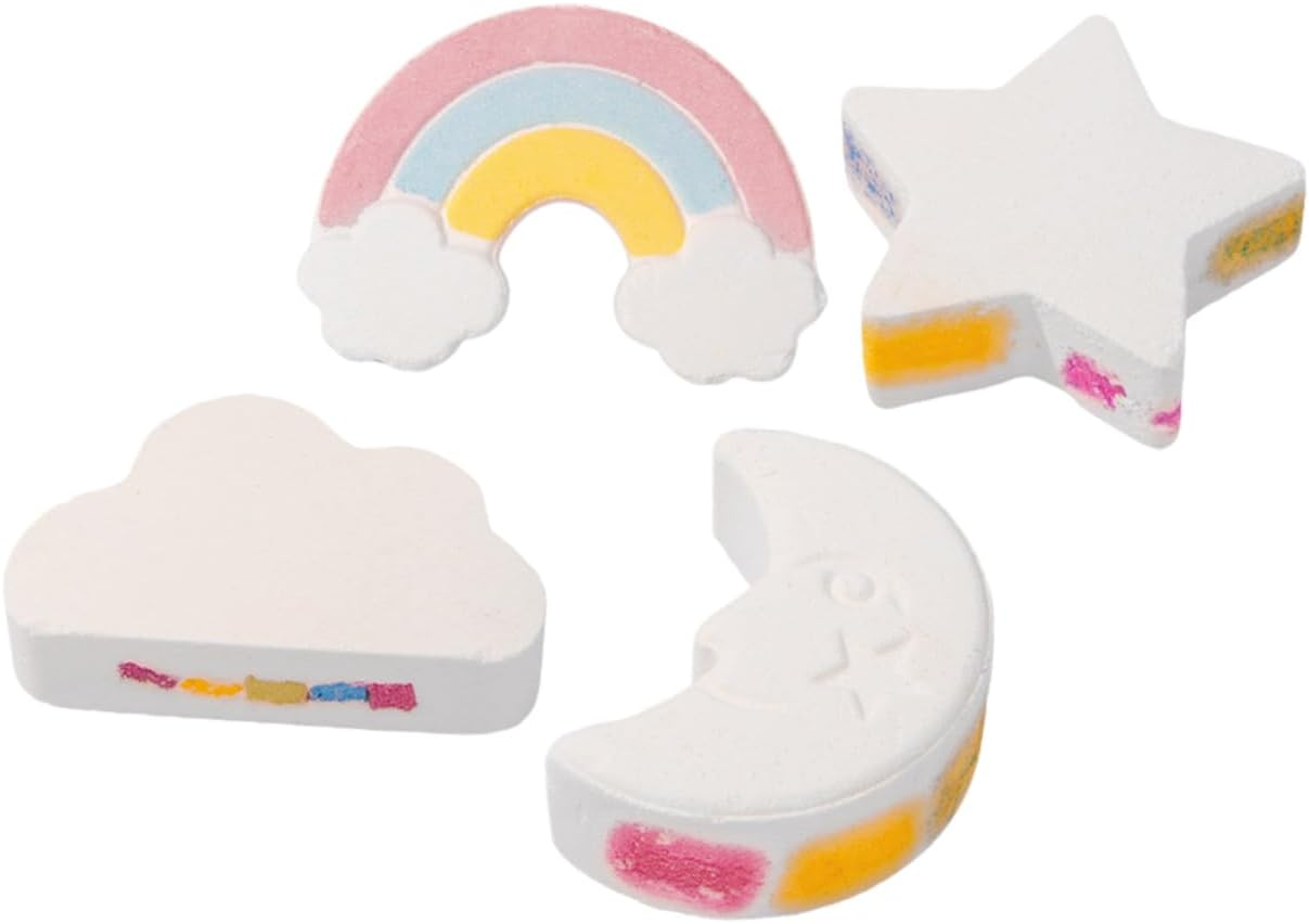 4Pcs Cute Essential Oil Bathing Bomb Bubble Shower Salt Bomb Travel Bath image number 1
