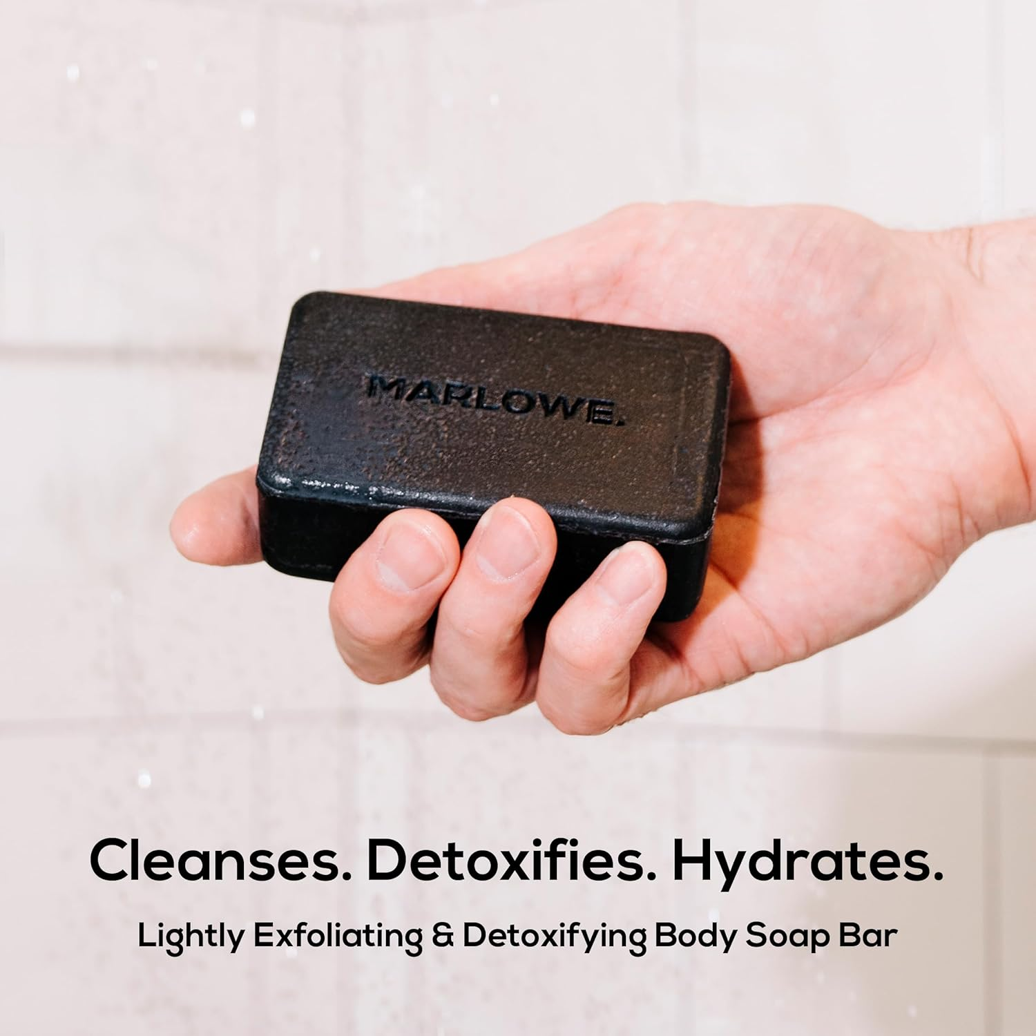 . Charcoal Face & Body Soap Bar No. 106 (210Ml) Best Cleansing & Detoxifying Bar for Men Made with Natural Ingredients Shea Butter & Willow Bark Extract Amazing Scent image number 5