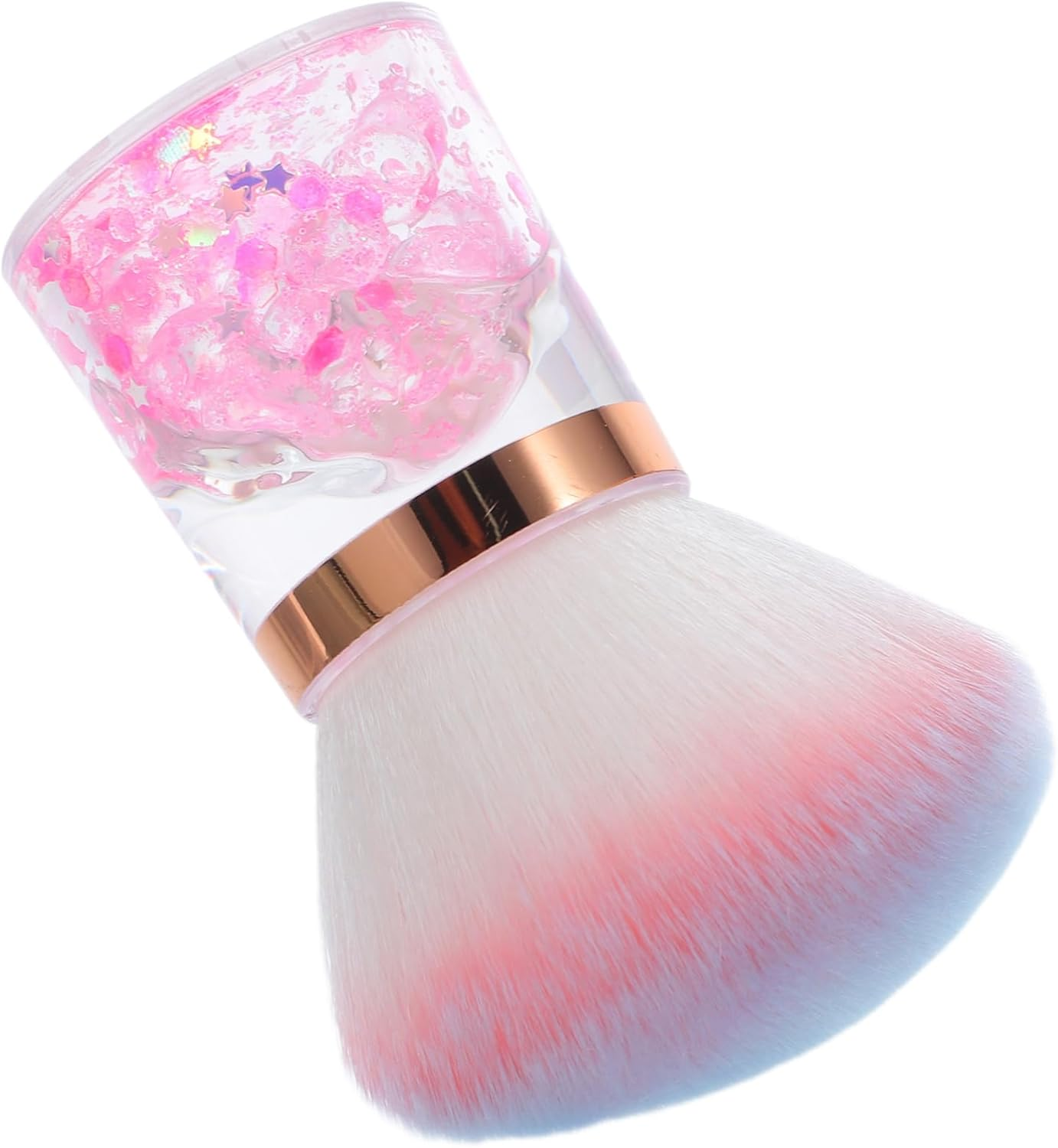 EPIGEIST Flower Shape Nail Dust Brush for Nail Art Soft Portable Powder Remover Duster Optimized Grip Cleaning Tool and Makeup Easy Maintenance Professional Manicure Accessory image number 2