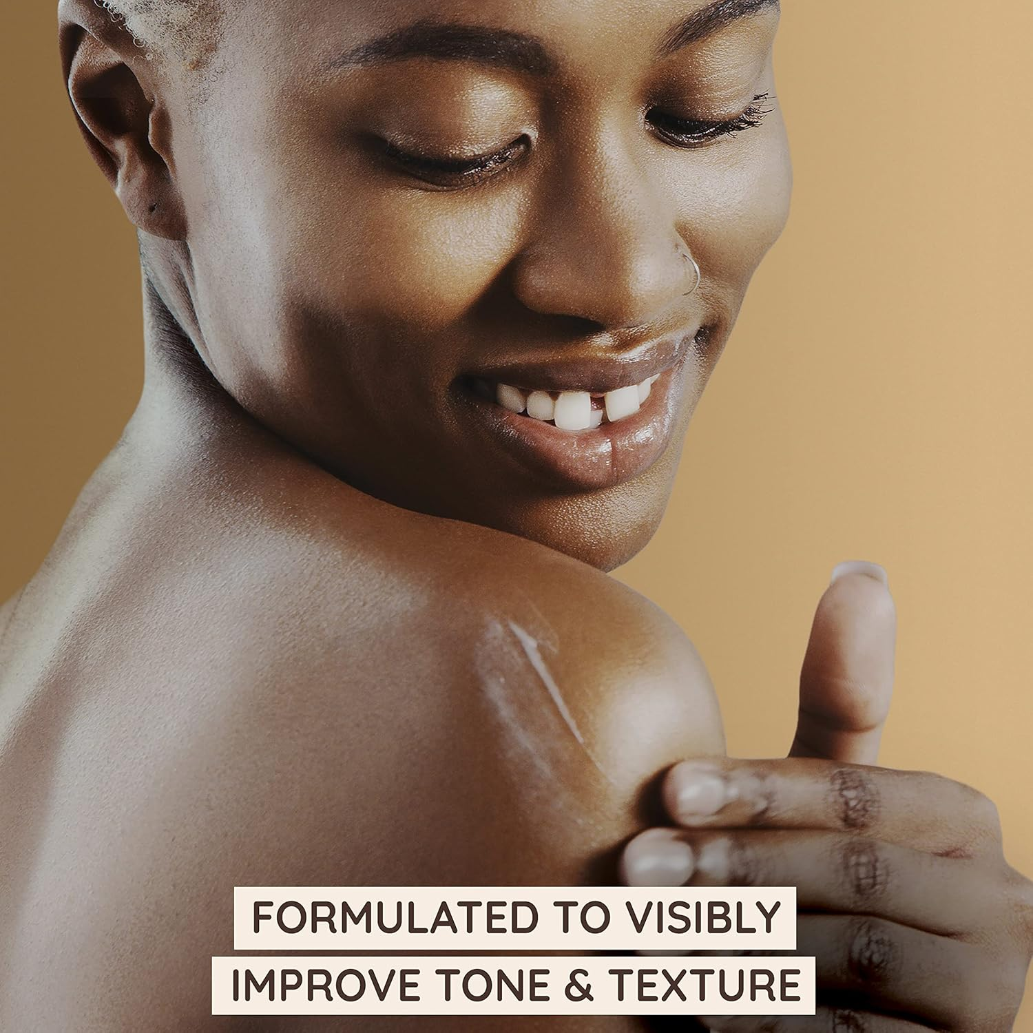 Aveeno Tone + Texture Renewing Body Night Cream with Prebiotic Oat, Gently Exfoliates & Moisturizes Sensitive Skin, Instantly Softens & Smooths & Intensely Nourishes, Fragrance-Free, 8 Oz image number 5