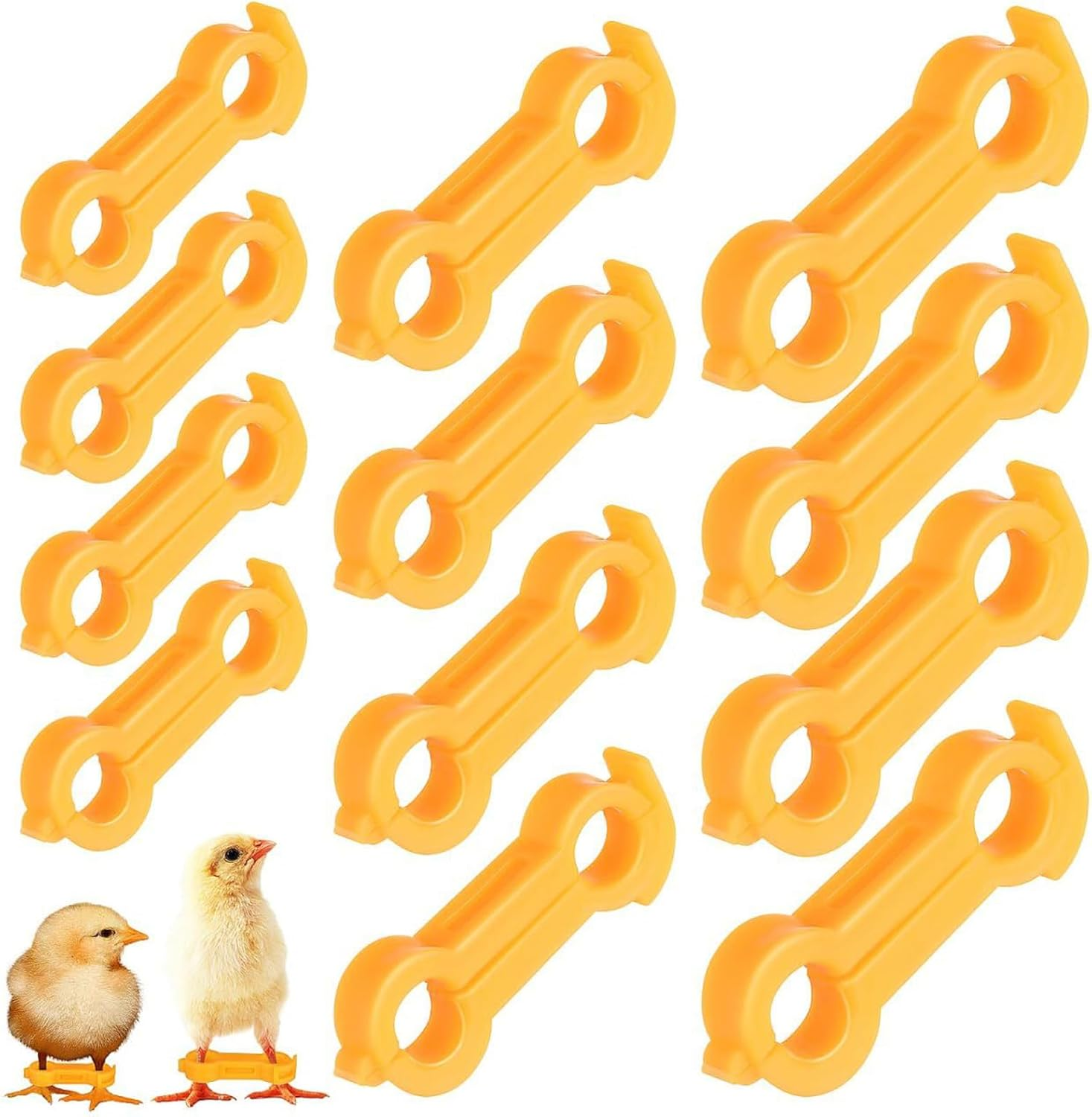 Baby Chick Splay Leg Bands - Baby Chick Splay Leg Hobble Bands | Adjustable Livestock Health Supplies for Newly Hatched Chicken Ducks Parrots Quails image number 4