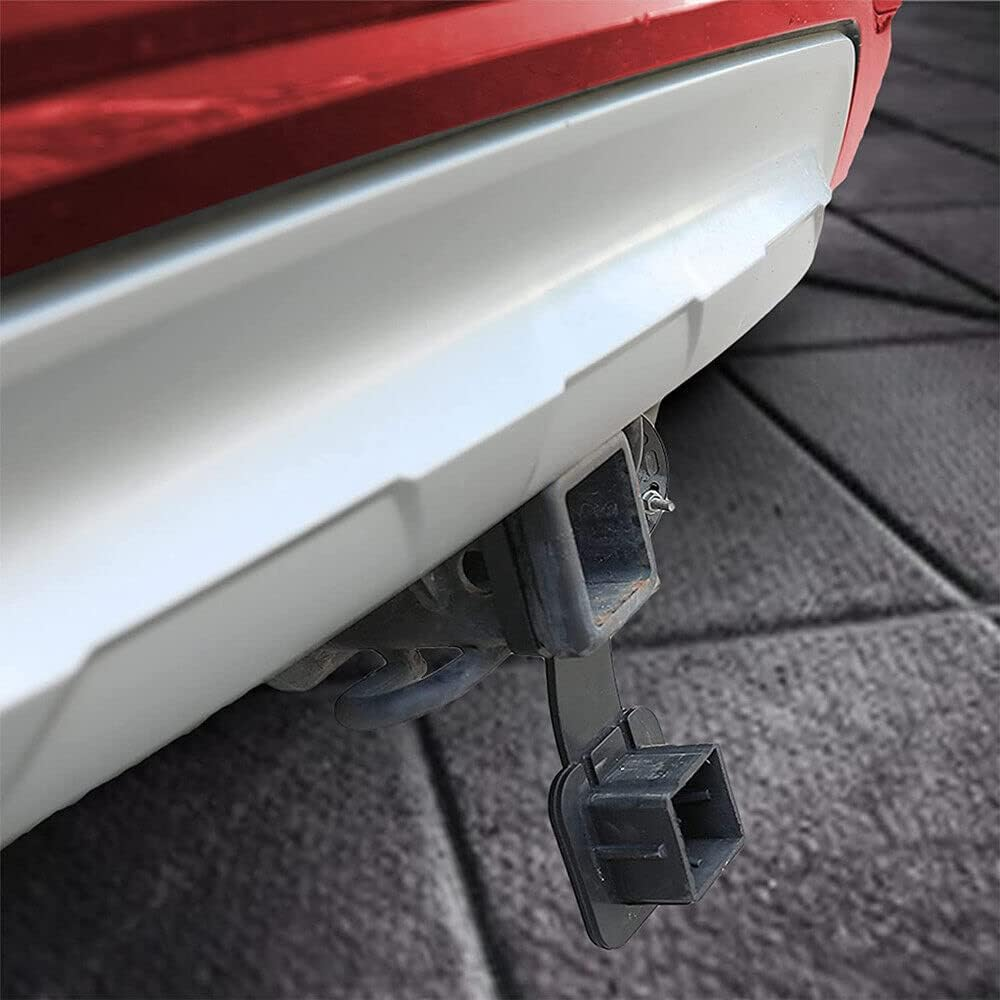 Rubber Tow Bar Cover Receivers Durable Car Trailer Hitch Plug Tube Cap Protector image number 5