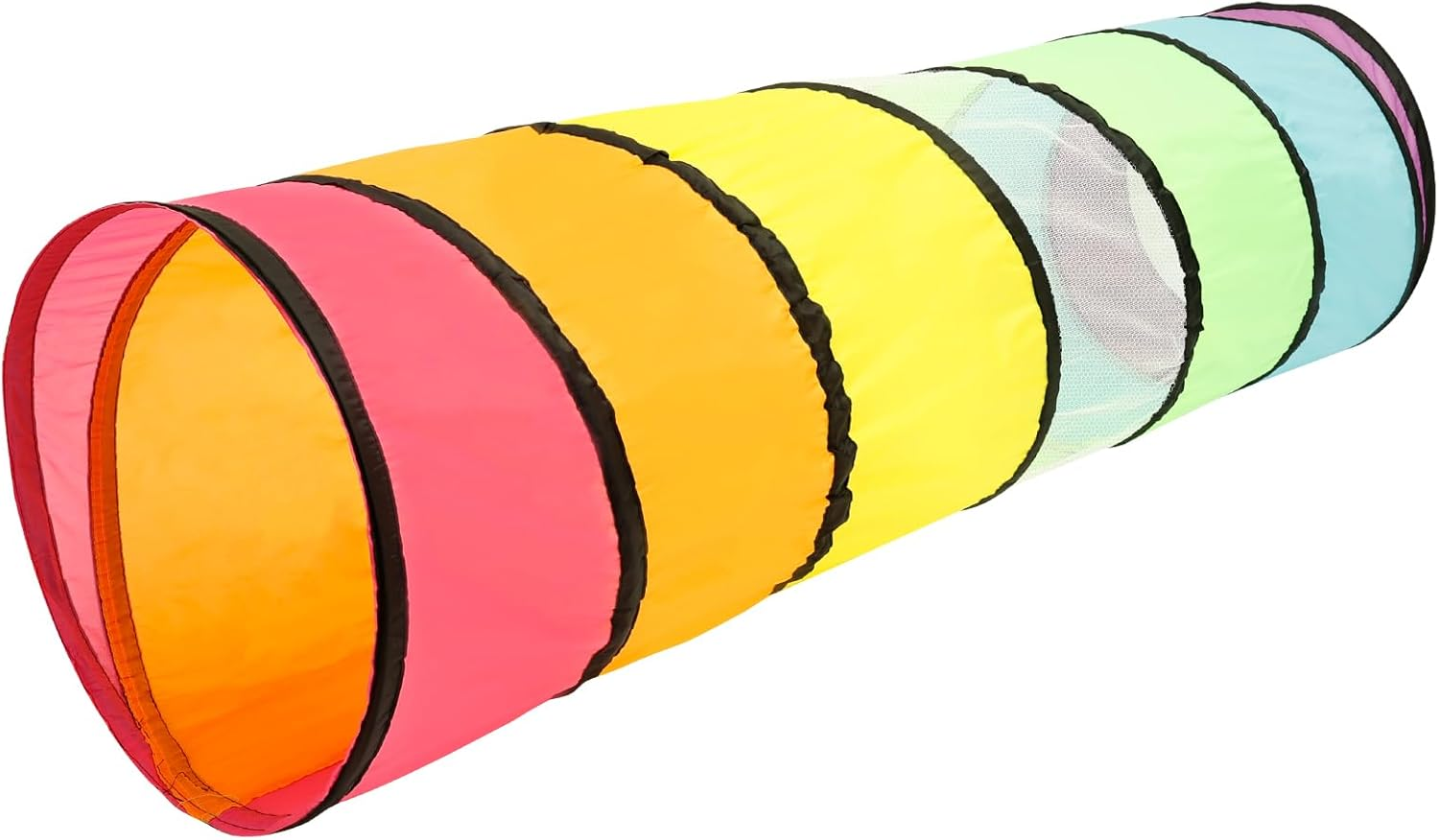 Kids Play Tunnel for Toddlers, Pop up Crawl through Tunnel Play Tent for Baby Infant Children or Pet, with Breathable Mesh Collapsible, Indoor Outdoor