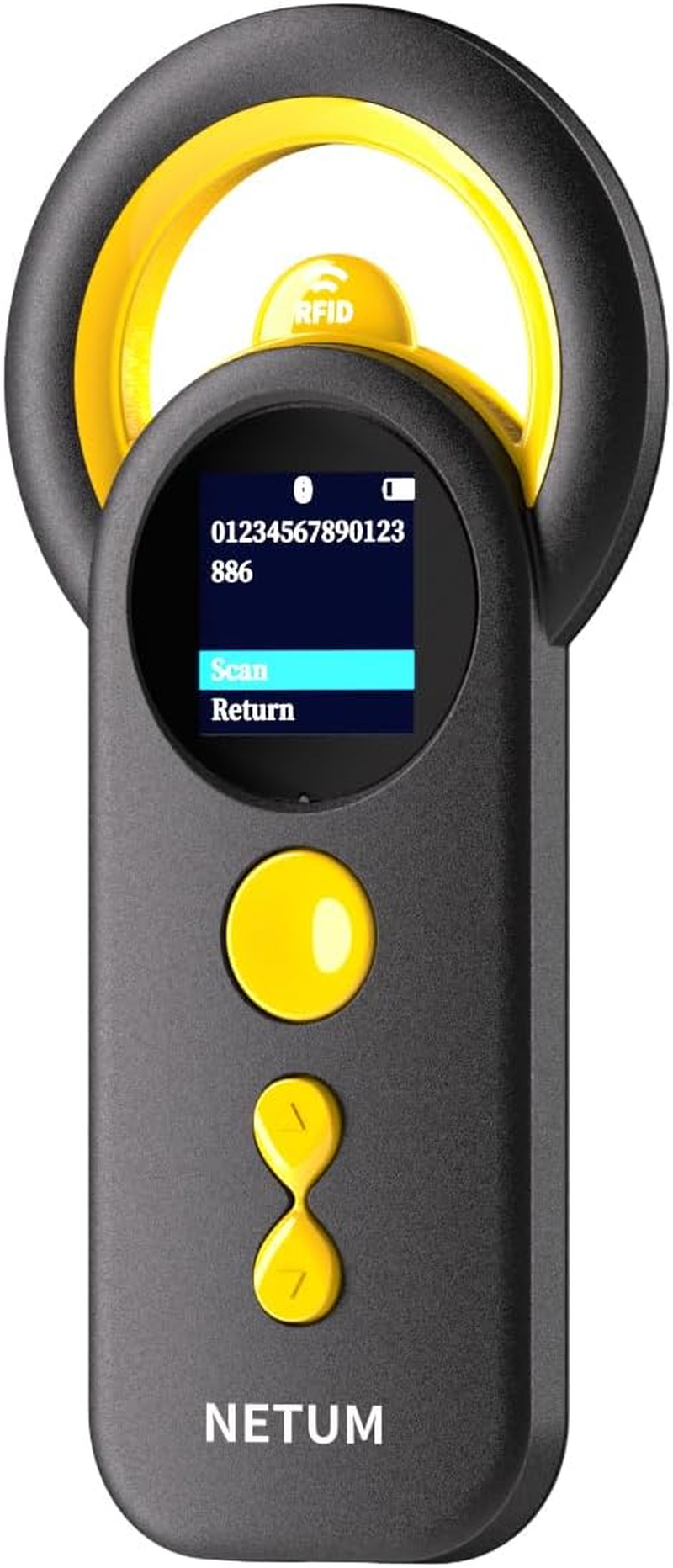 NETUM Bluetooth Pet Microchip Reader, 3-In-1 Wireless Universal Microchip Tag Reader Scanner for Animals with 3.7 Cm TFT Screen 1200Mah Battery That Can Store up to 20,000 Records DJ-130 image number 6