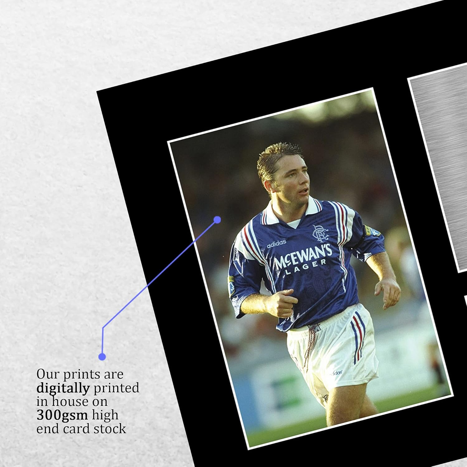 HWC Trading Ally Mccoist Gift Signed A4 Printed Autograph Rangers Gifts Print Photo Picture Display image number 3