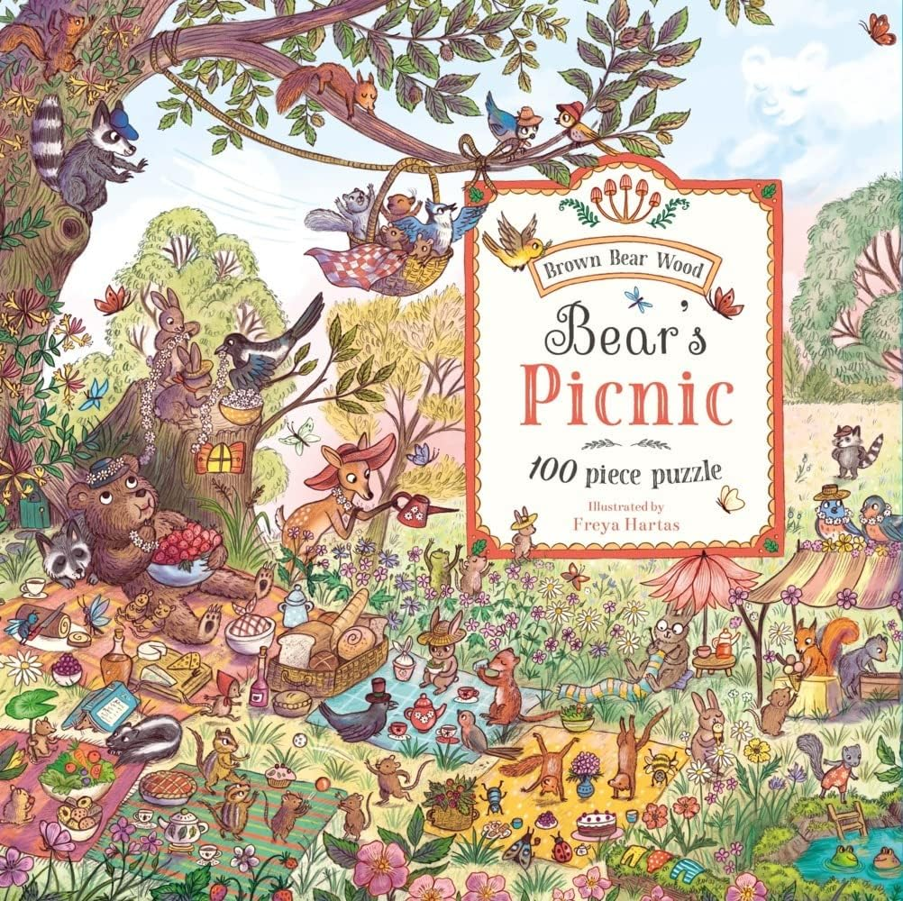 Bear'S Picnic Puzzle: a Magical Woodland (100-Piece Puzzle) image number 3