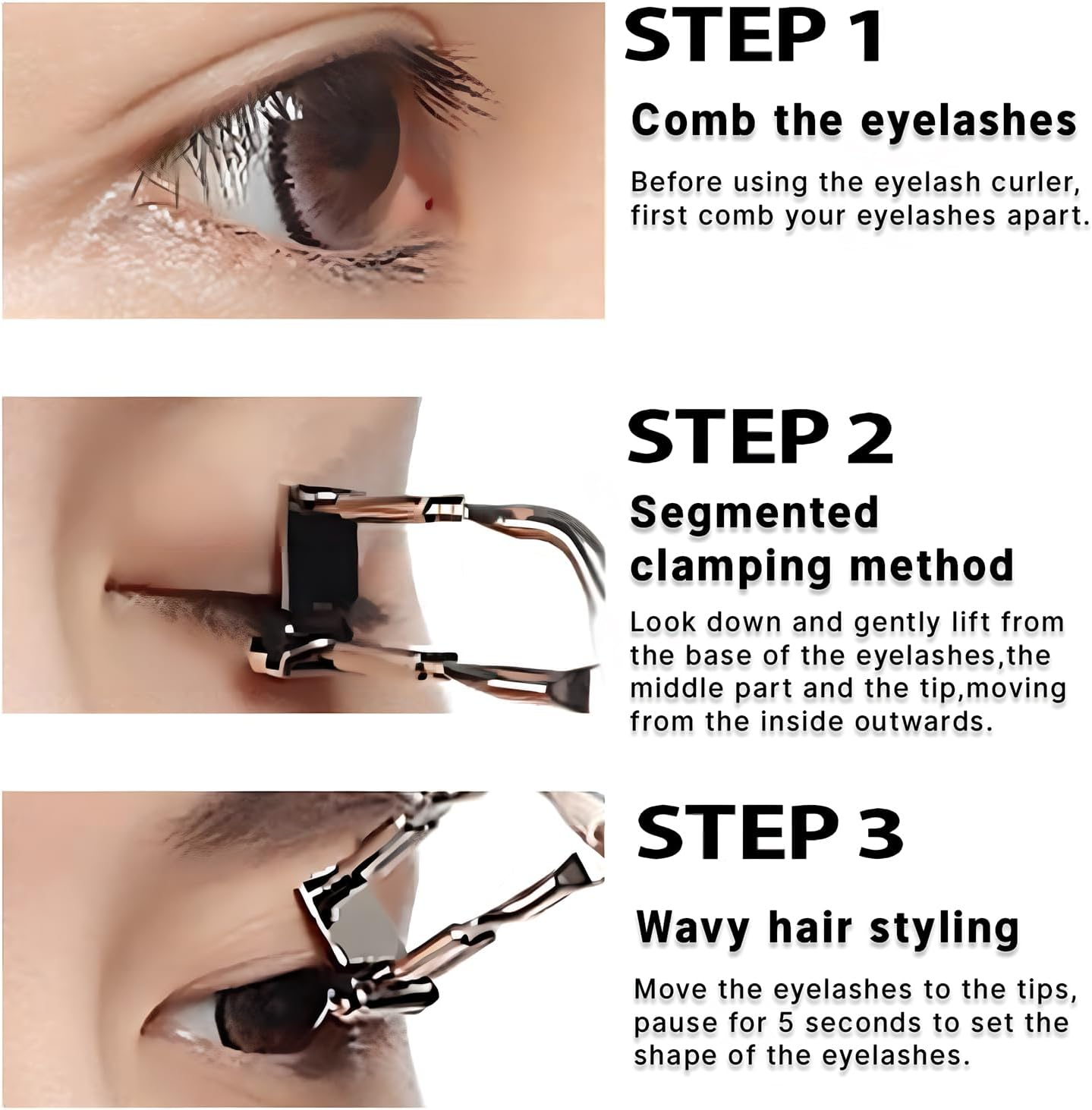 Eyelash Curler,Lash Curler for Short Lashes,Defines and Lifts,Comfort Grip image number 2