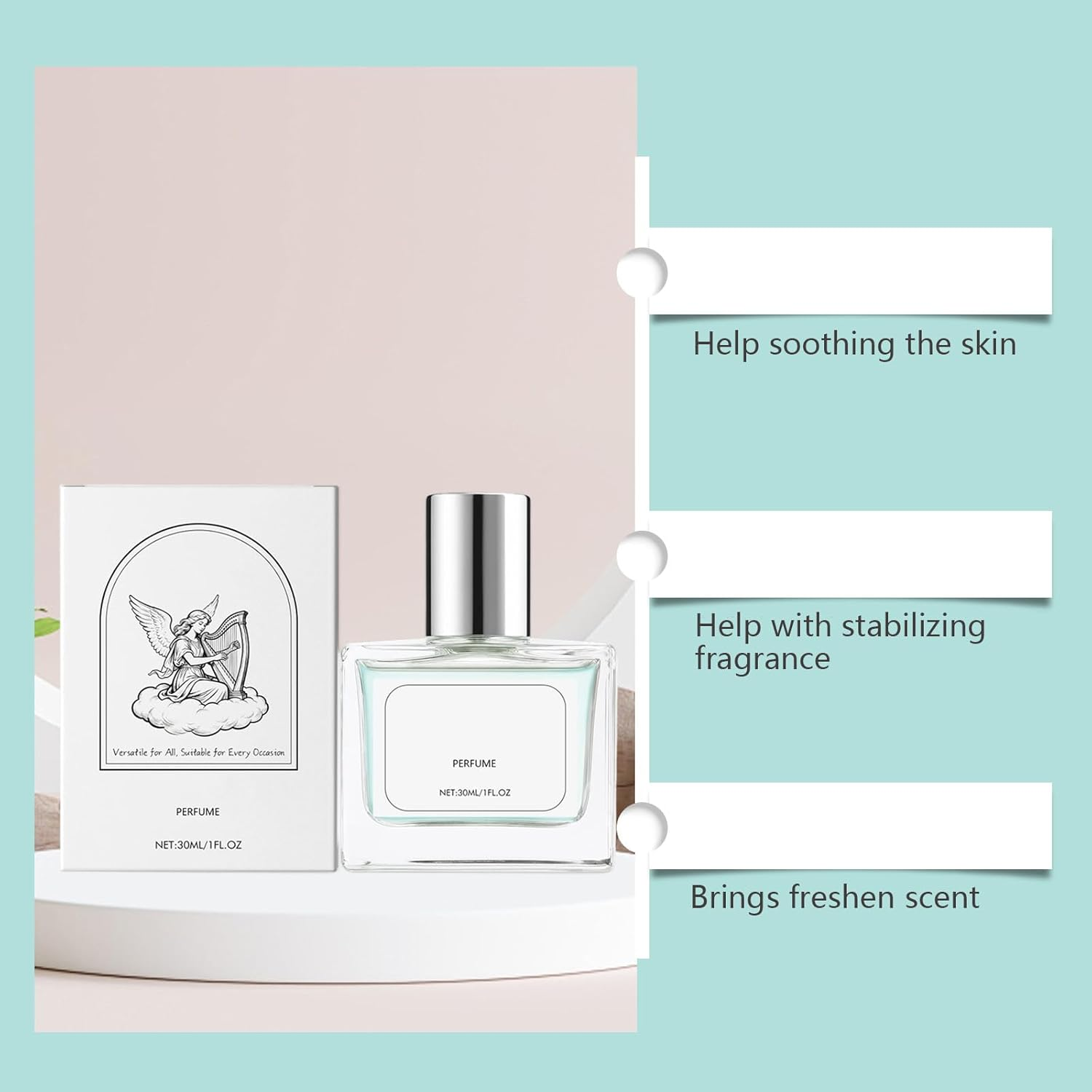 Perfume for Women, Lightweight Long Lasting Fragrance Mist, Hydrating, Versatile Everyday Perfume, Portable (3Pcs) image number 2