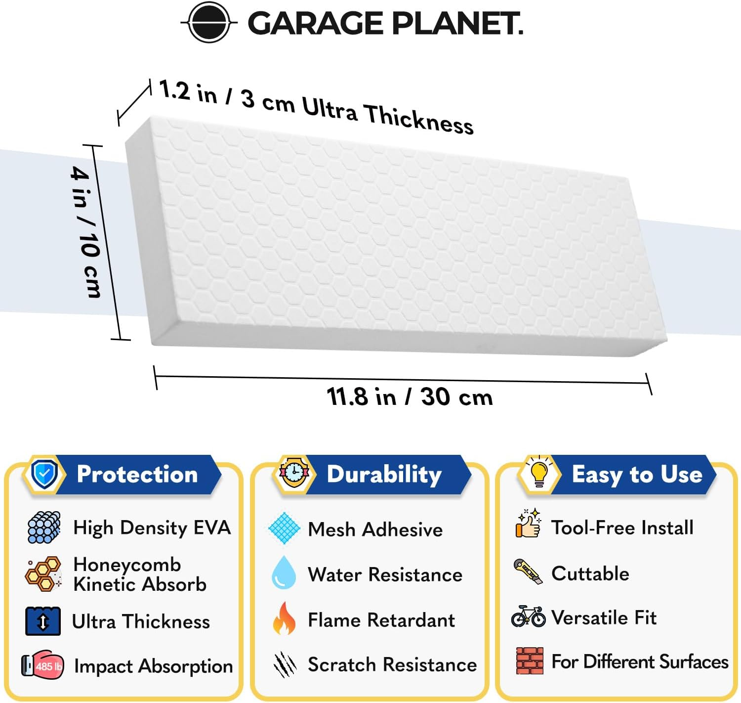 WP01 Garage Wall Protector Car Door Protector, Tool-Free, Designed in Australia image number 5
