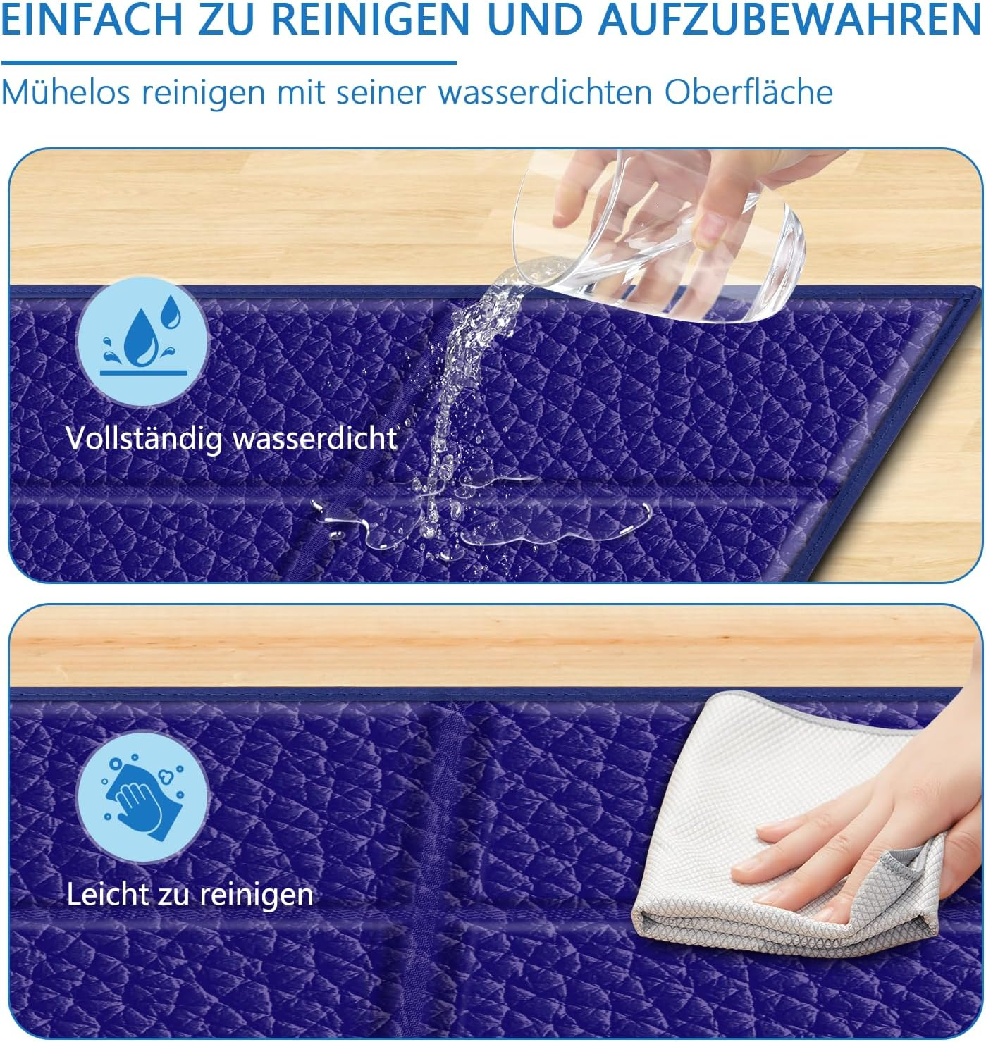 BEEWAY Cooling Mat for Dogs, Scratch-Resistant Aluminium Foil Material, Cooling Mat for Pets, Gel Pad for Dogs and Cats in Hot Summer - 40 X 30 Cm image number 5